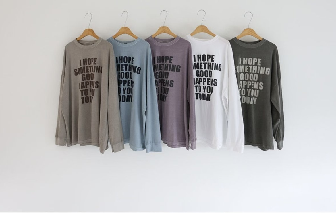 PU251714 洗水英文字Tee