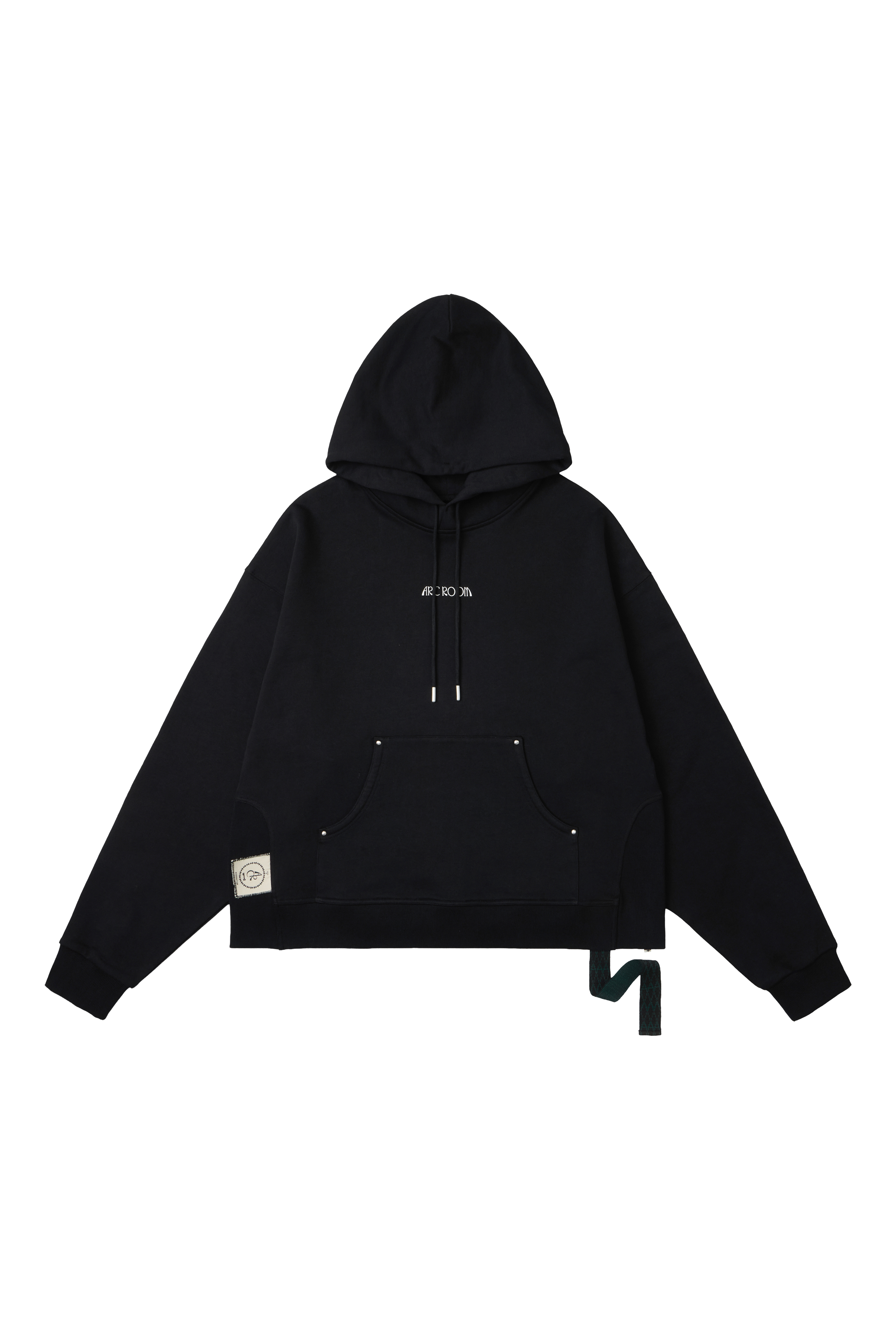 STELLAR BONE LOGO HOODIE - BLACK