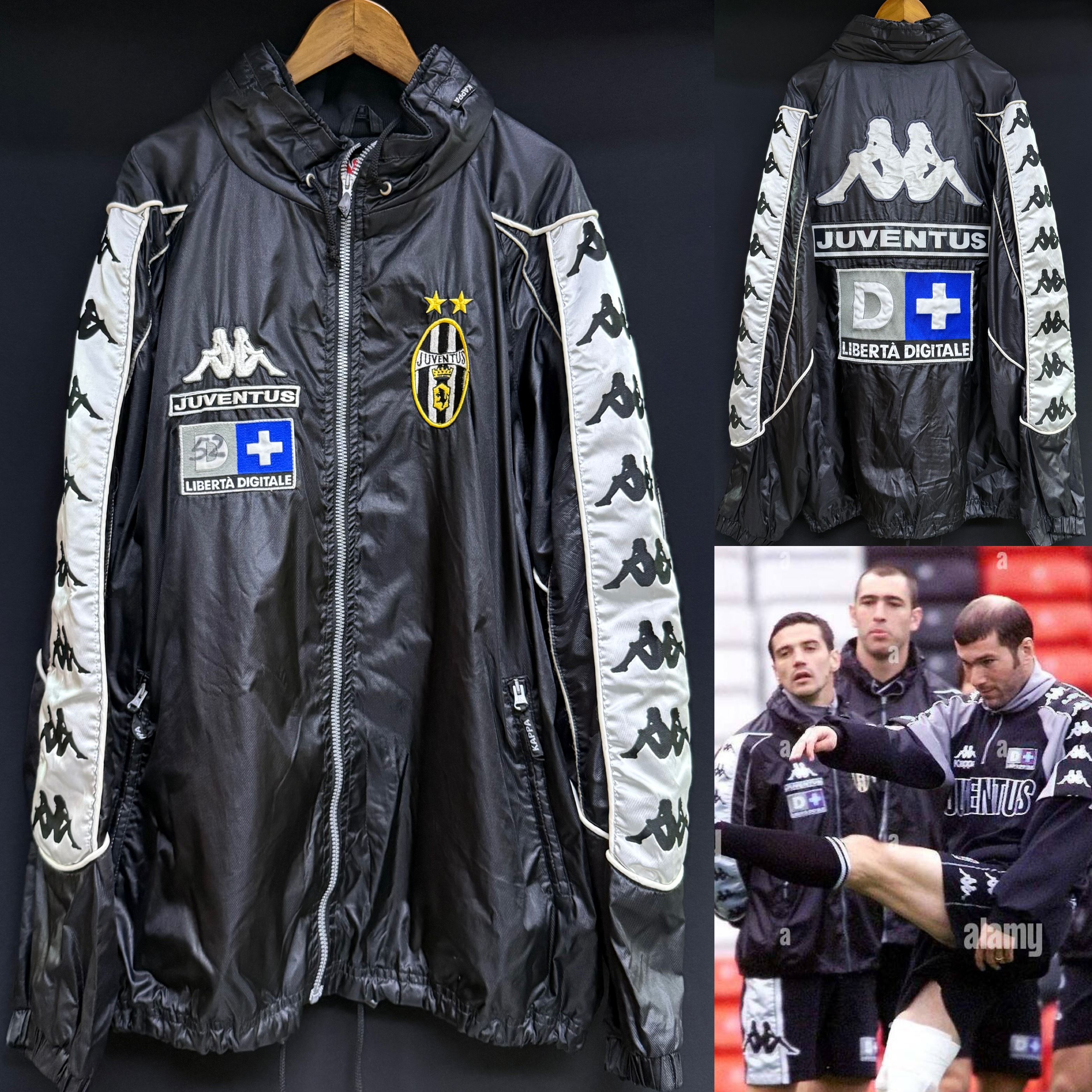 (Match Worn) Juventus 1999-2000 Kappa Match Worn Training Jacket
