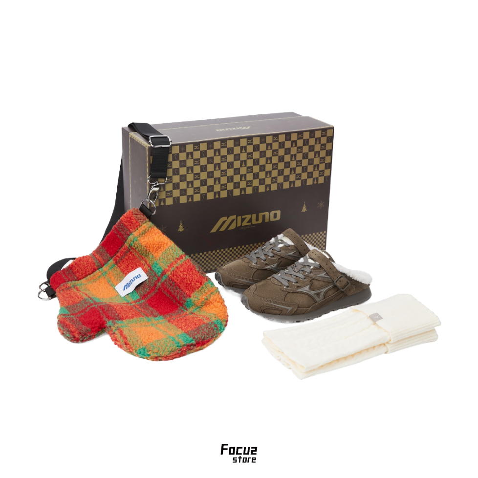 【Focus Store】預購 Mizuno LG 60S Slipper "Brown" 暖棕 美津濃 半拖 禮盒版 D1GH252503