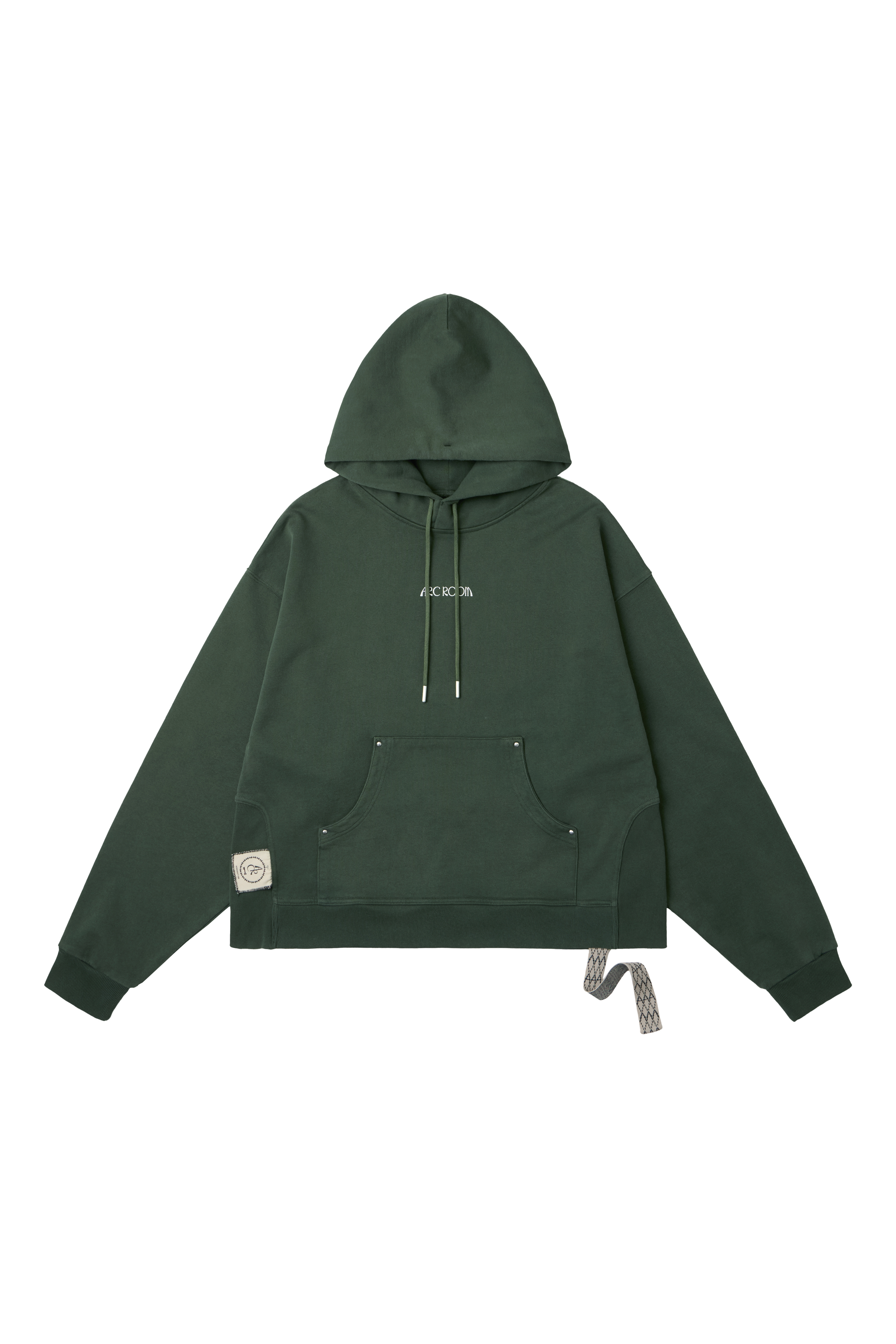 STELLAR BONE LOGO HOODIE - BRITISH GREEN