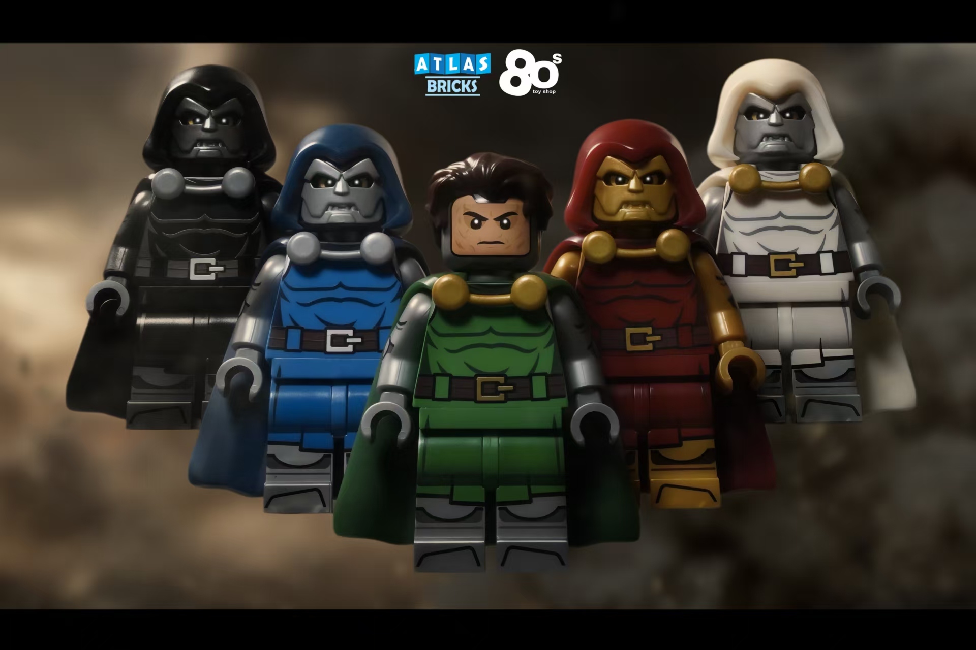 Preorder】【80s Toyshop x Atlas Bricks】Dr. Doom (Variant