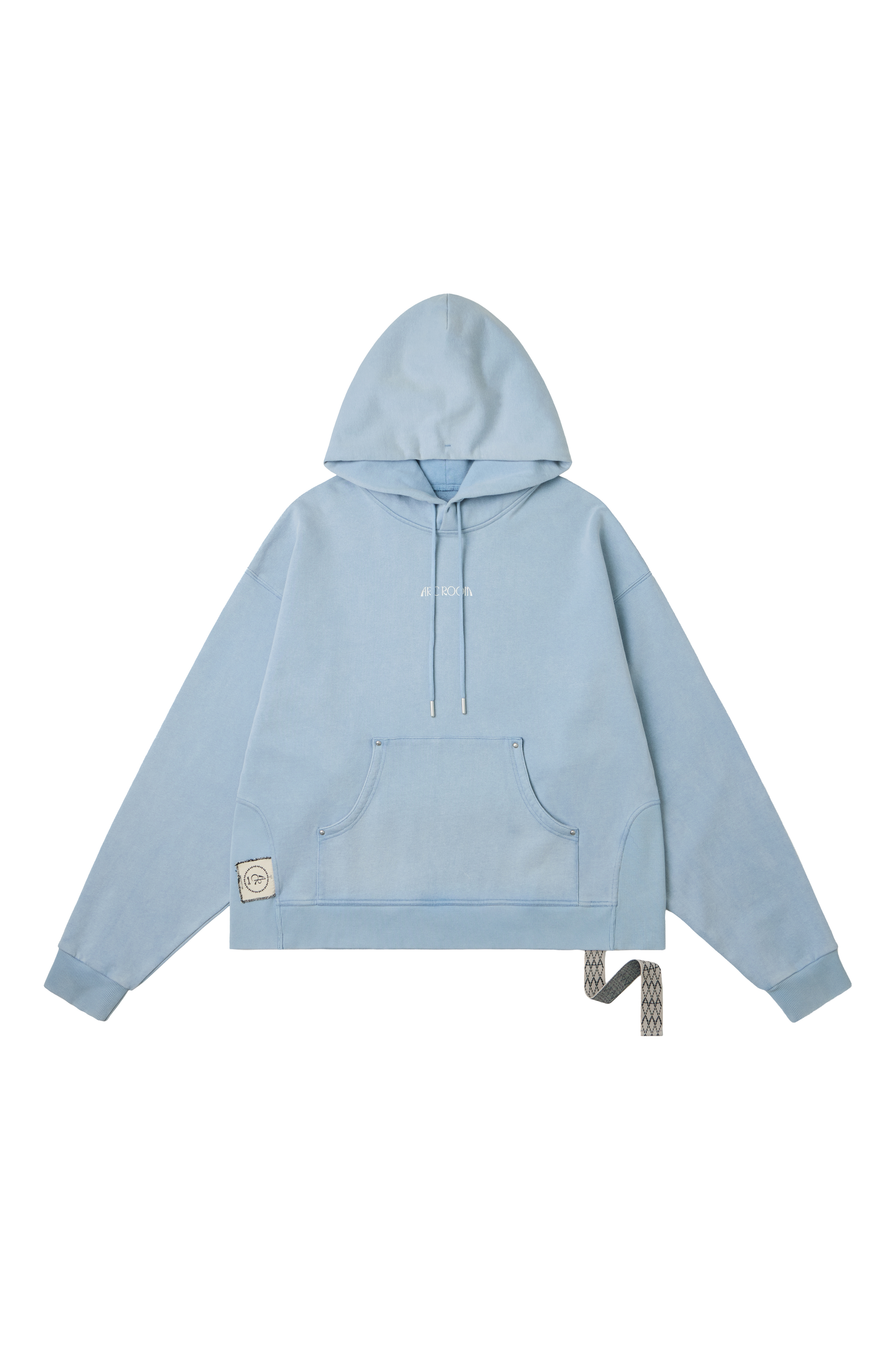 STELLAR BONE LOGO HOODIE - BABY BLUE