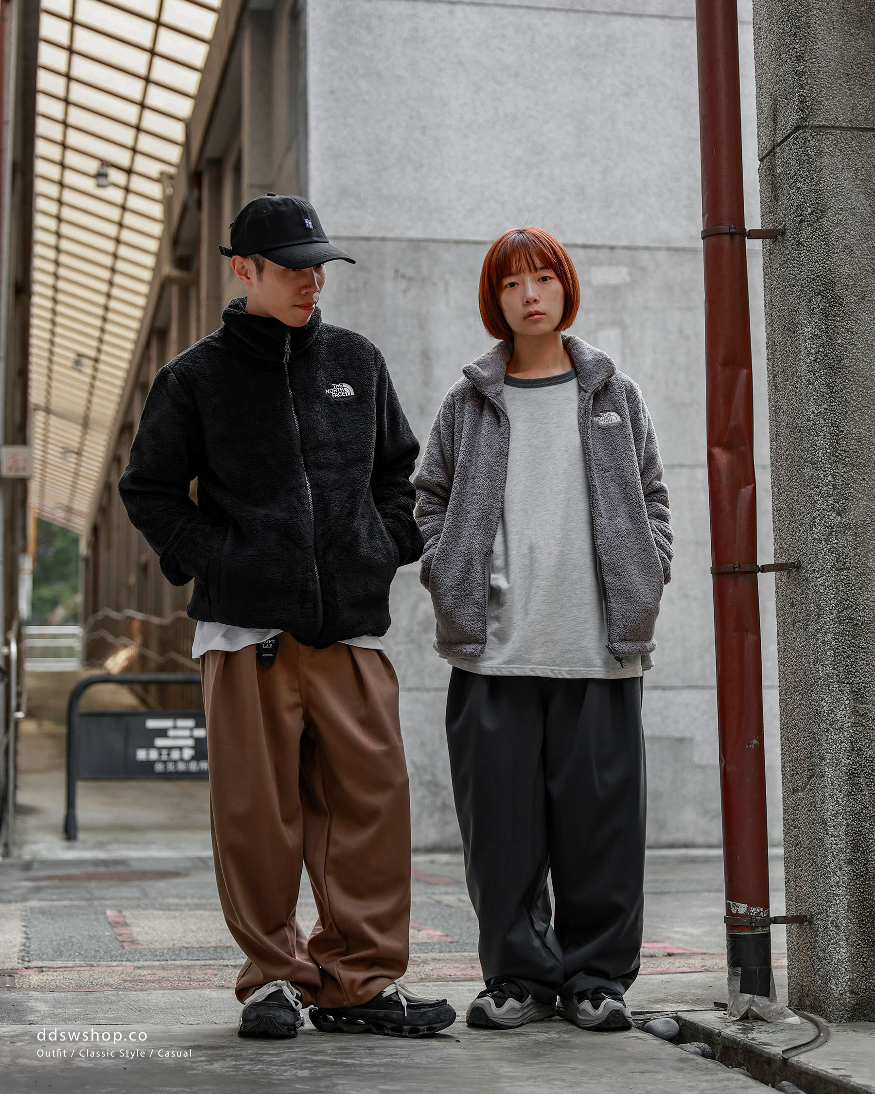 "現貨" THE NORTH FACE COMFY ALPHA FLEECE ZIP UP 絨布拉鍊外套 NJ4FQ50