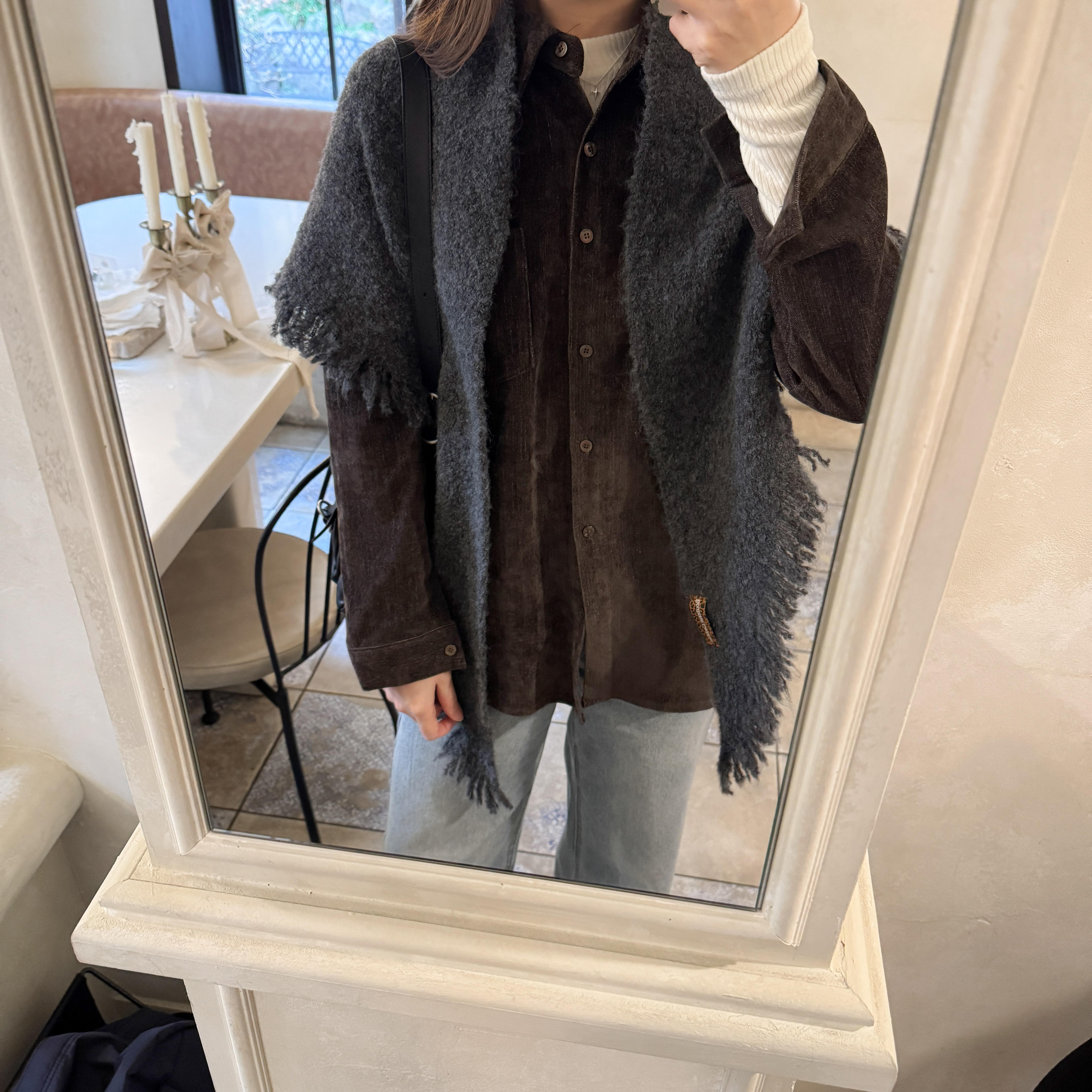 超舒服柔軟三角頸巾