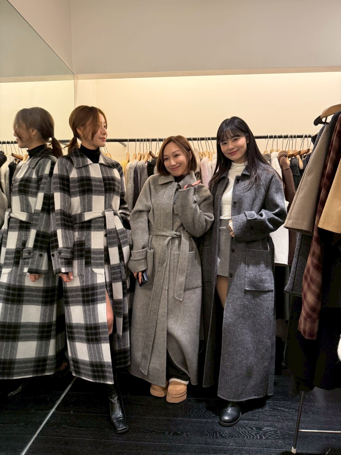 OB5304 羊毛反領長款大褸 *特價* (優惠碼同充值購物金不適用)