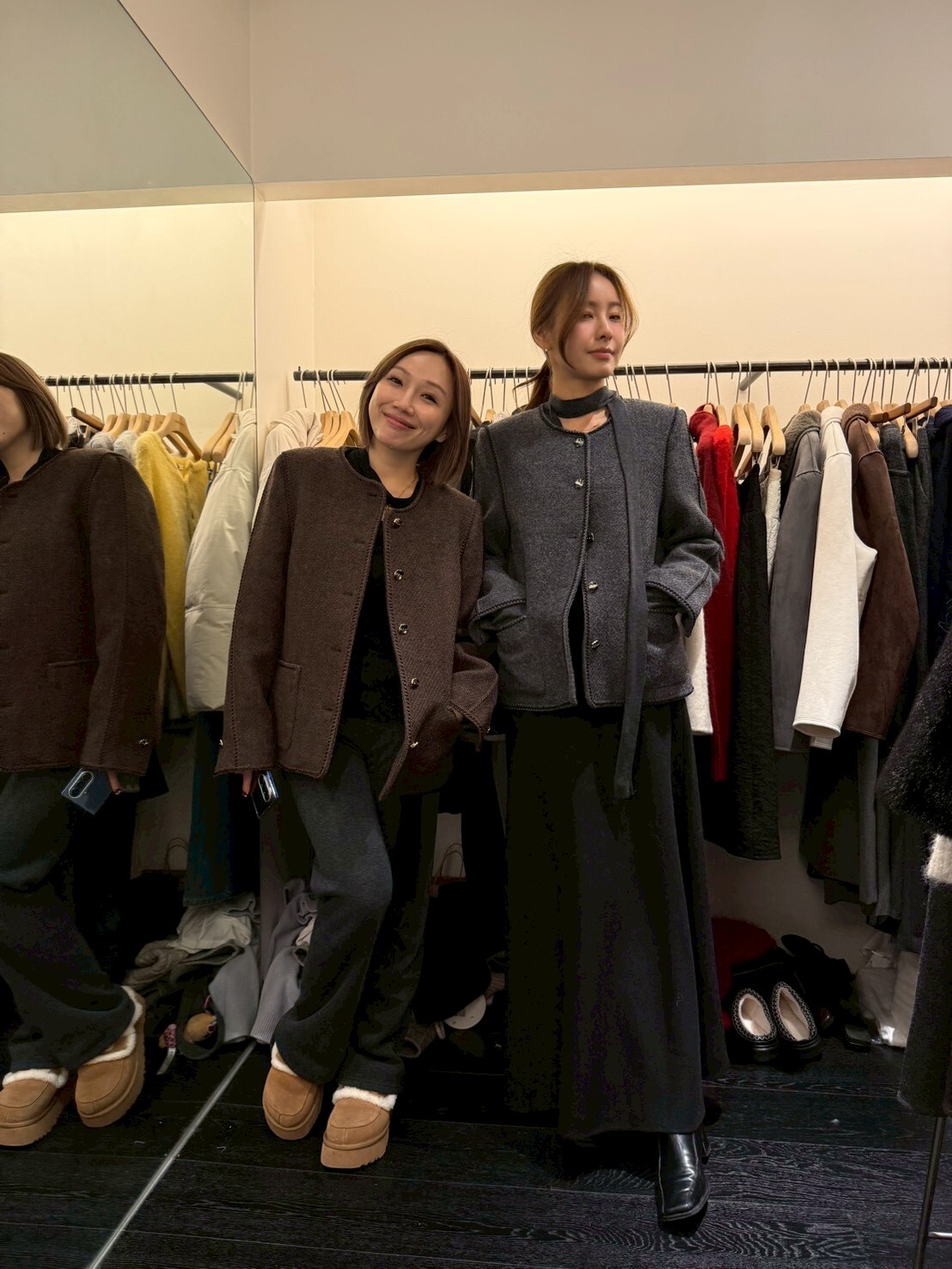 OB5310 暗斜紋收邊小香外套 *特價* (優惠碼同充值購物金不適用)