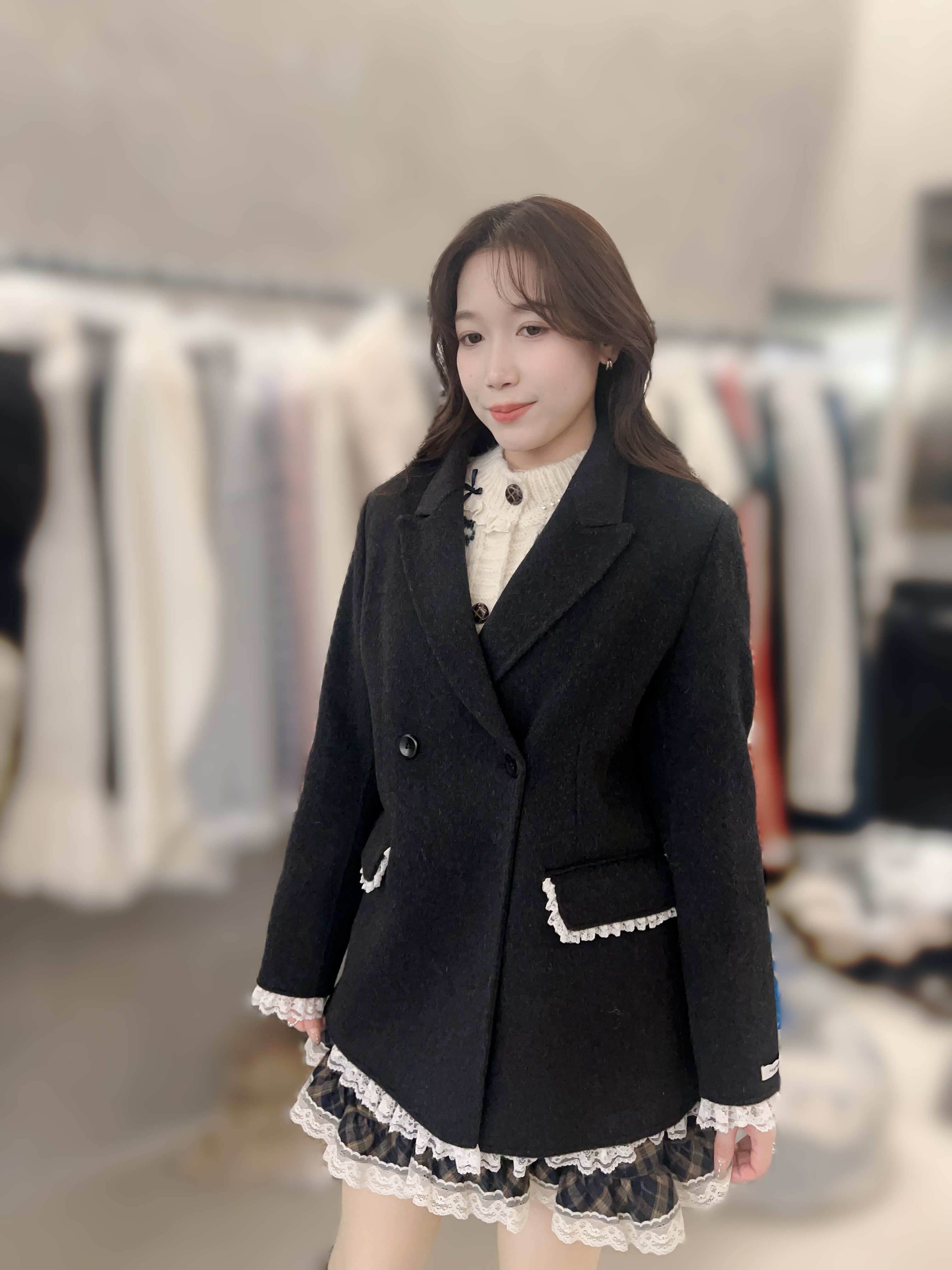 MP07  西裝縷70%羊毛   胸 44 長27  $999 (一口價) HAND MADE