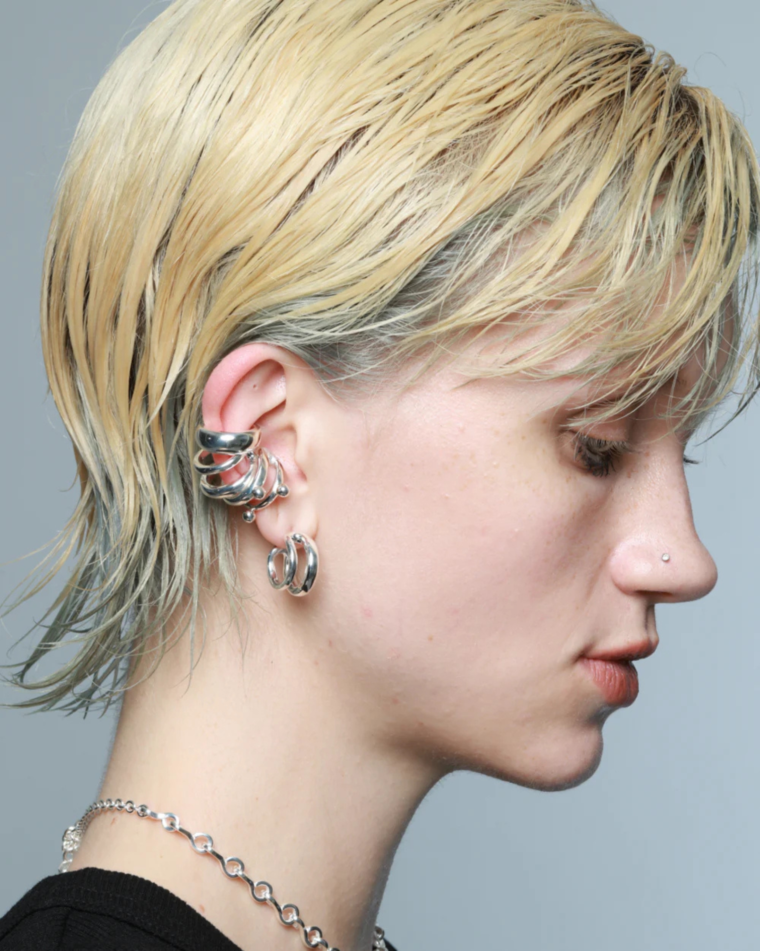 VOLUTE PIERCE - ARC | Blanc Iris