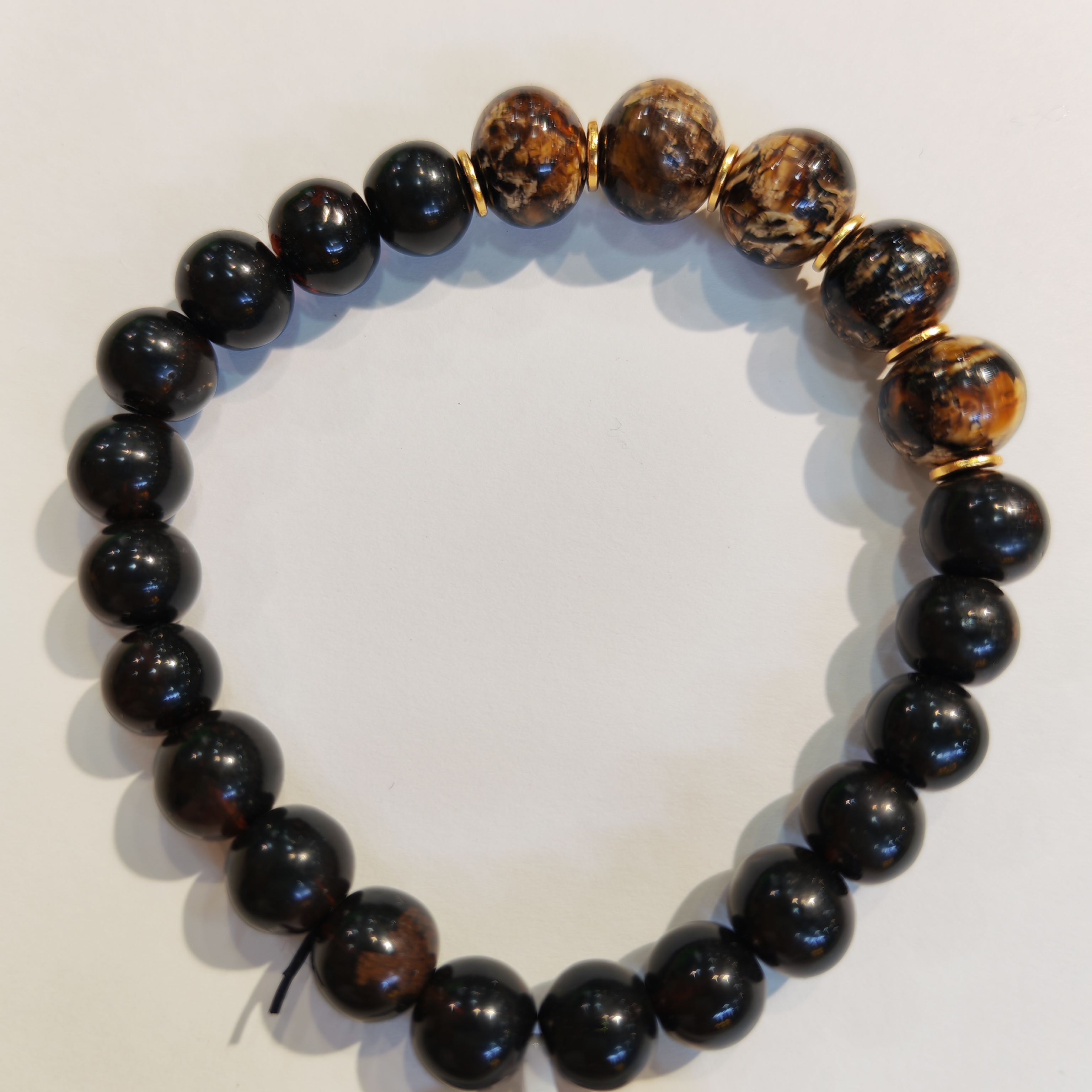 1217GZ23-琥珀GZ-撫順翳珀DIY手串8mm（B23）