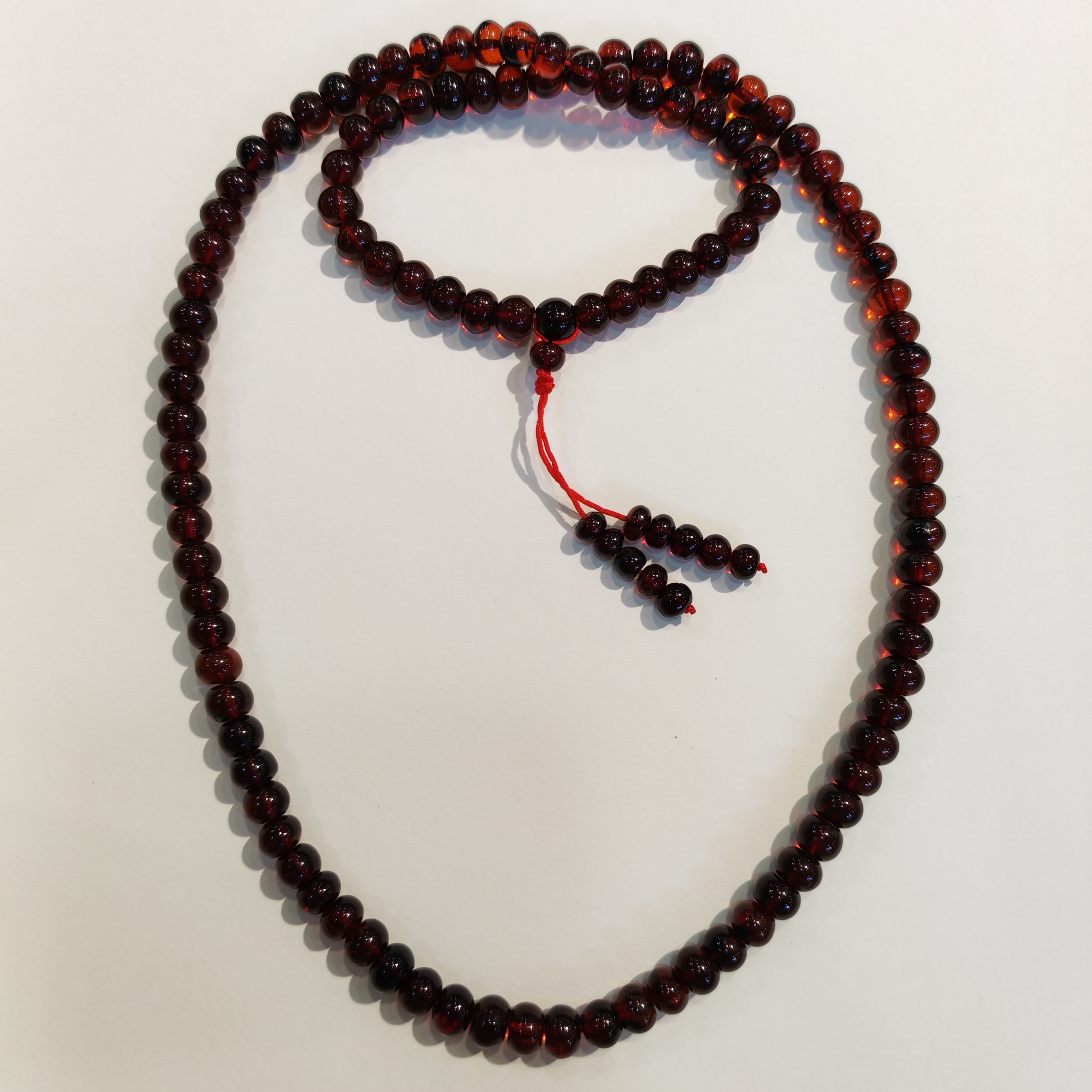 1217GZ18-琥珀GZ-撫順血珀龍滴血佛珠7mm（B18）