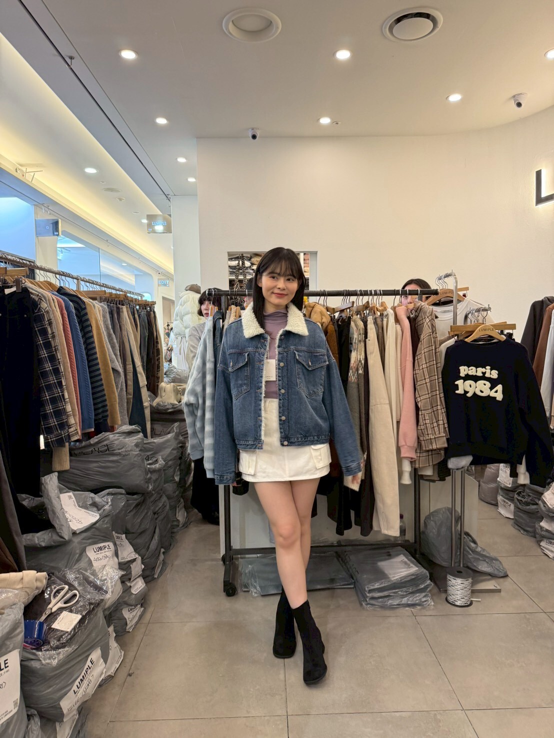 LP5313 羊羔毛內里牛仔褸