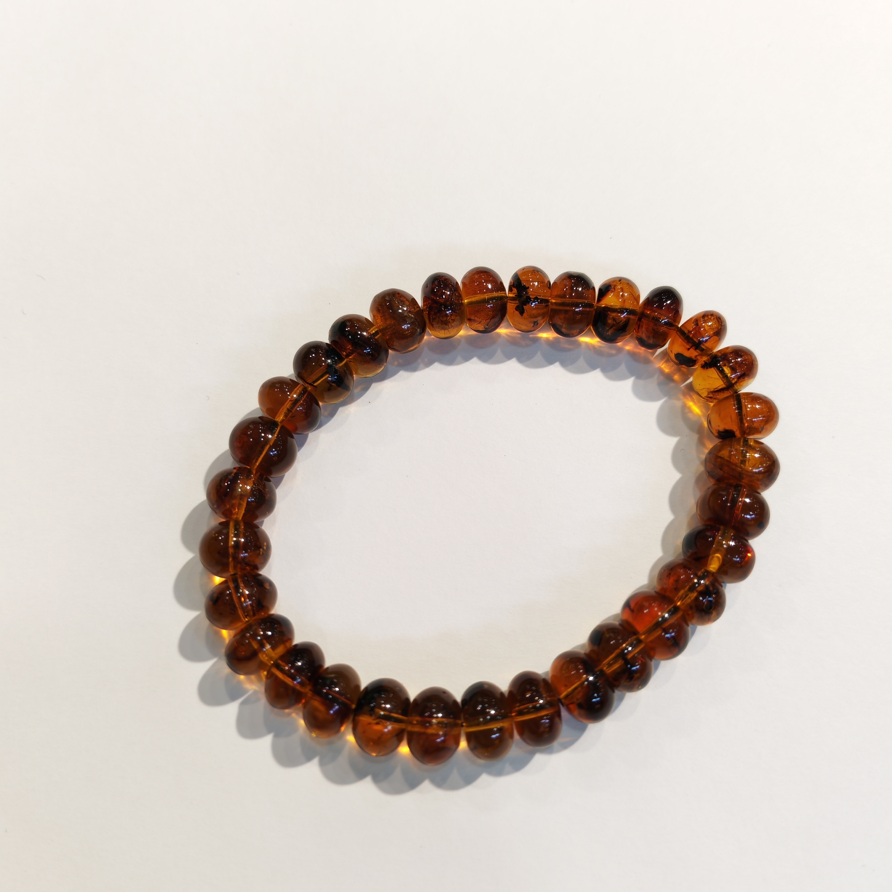 1217GZ13-琥珀GZ-撫順一級藥珀手串9mm（B13）