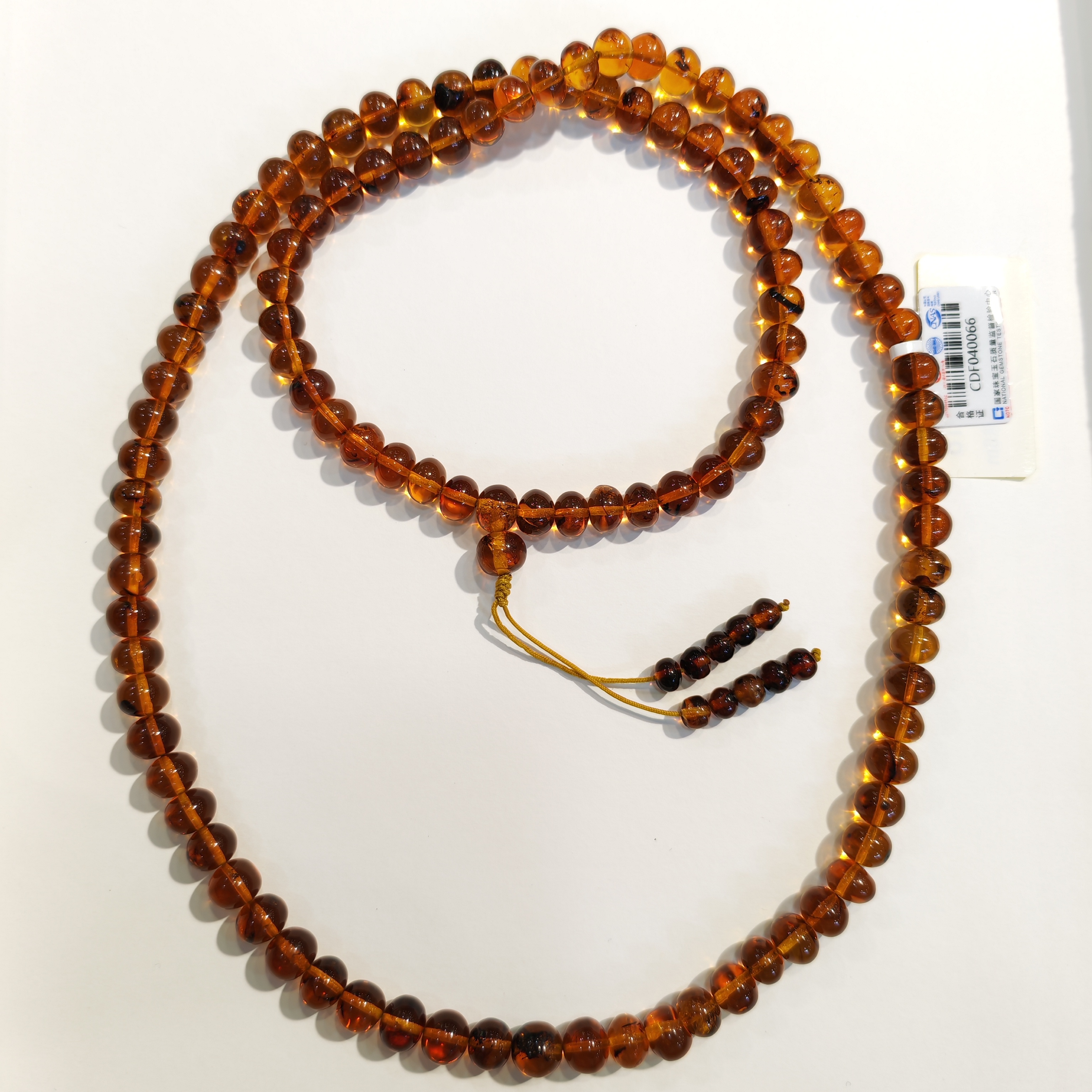 1217GZ14-琥珀GZ-撫順一級藥珀佛珠8mm（B14）