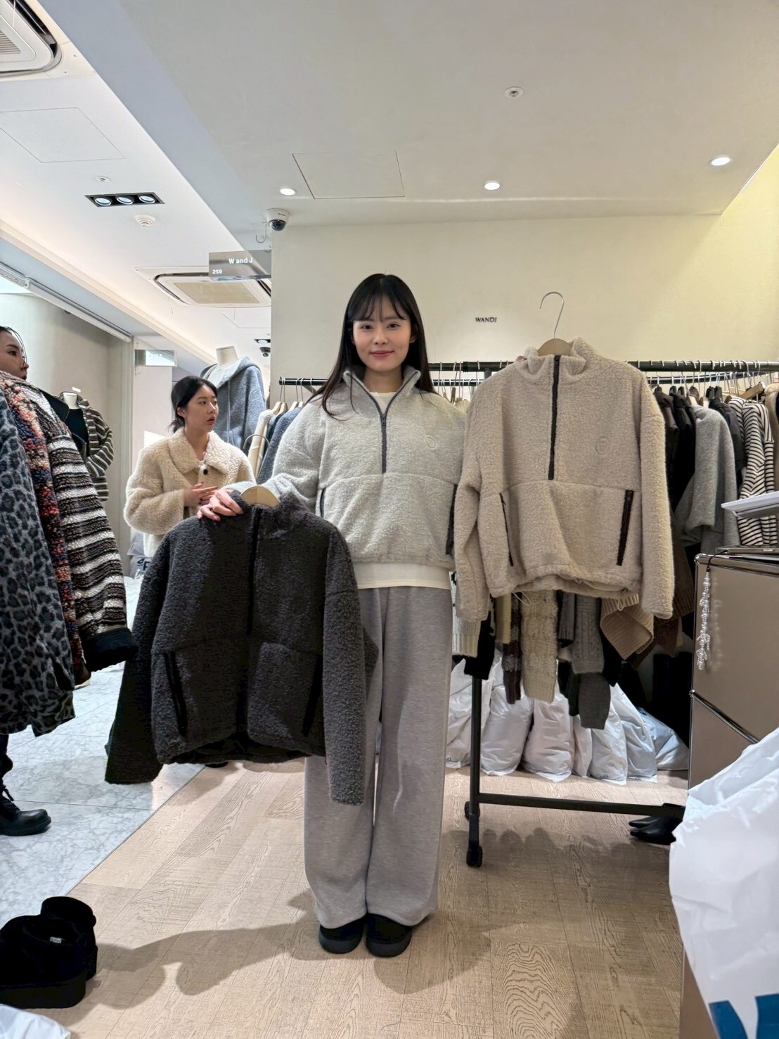 WJ5310 立領拉鍊搖粒絨衛衣