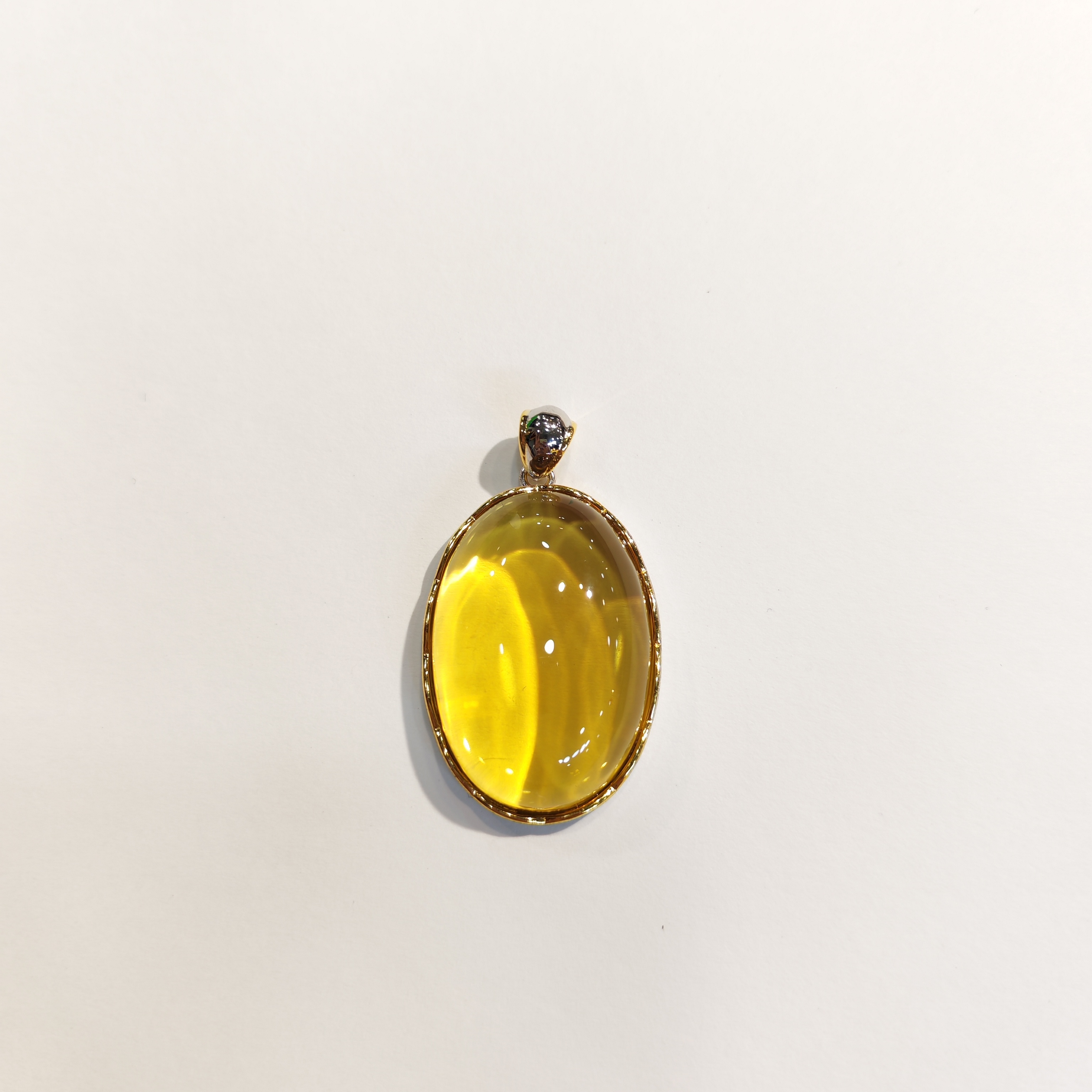 1217GZ06-琥珀GZ-藍珀銀吊墜（B6）