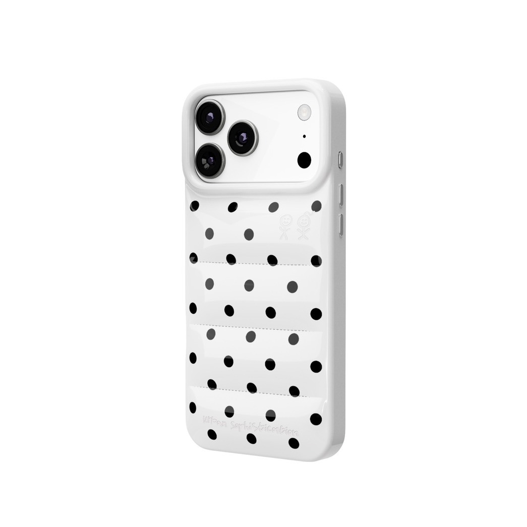 The Puffer Case® - Inverse Polka Dots