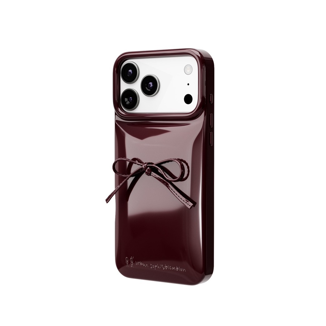 THE SOAP CASE® - DELICATE BOW IN DARK CHERRY