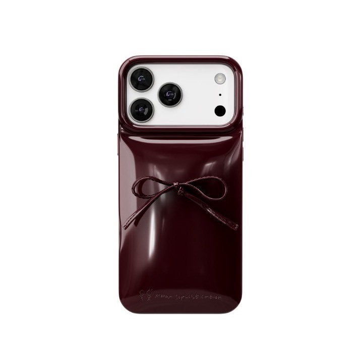 THE SOAP CASE® - DELICATE BOW IN DARK CHERRY