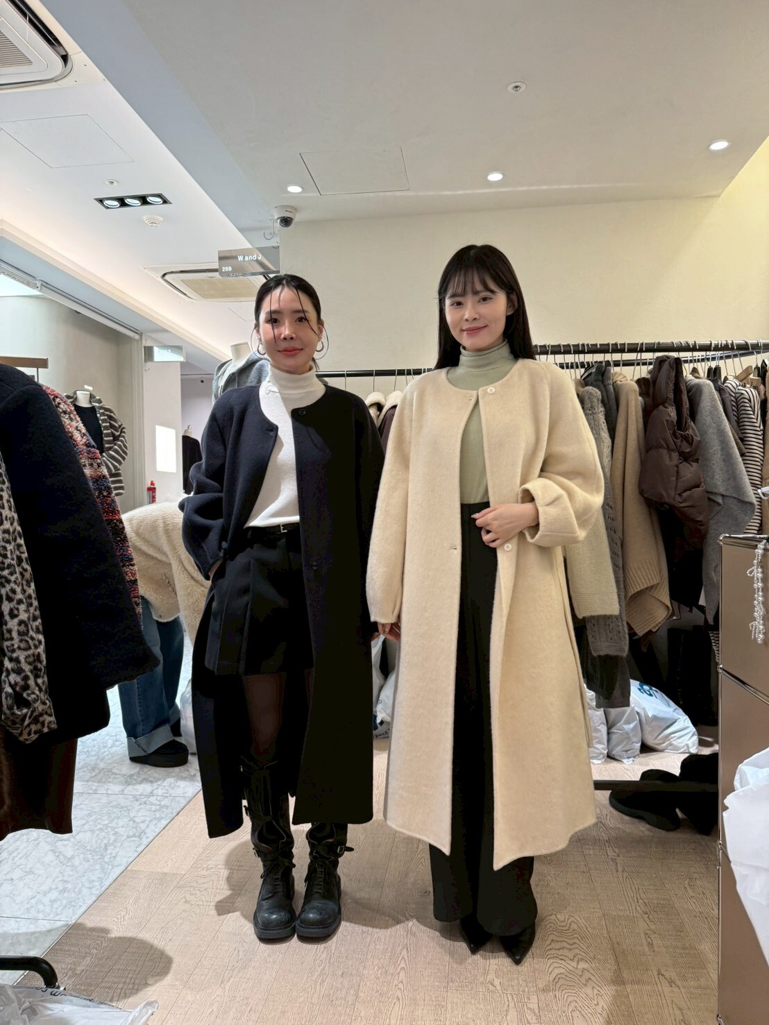 WJ5301 圓領長版大衣