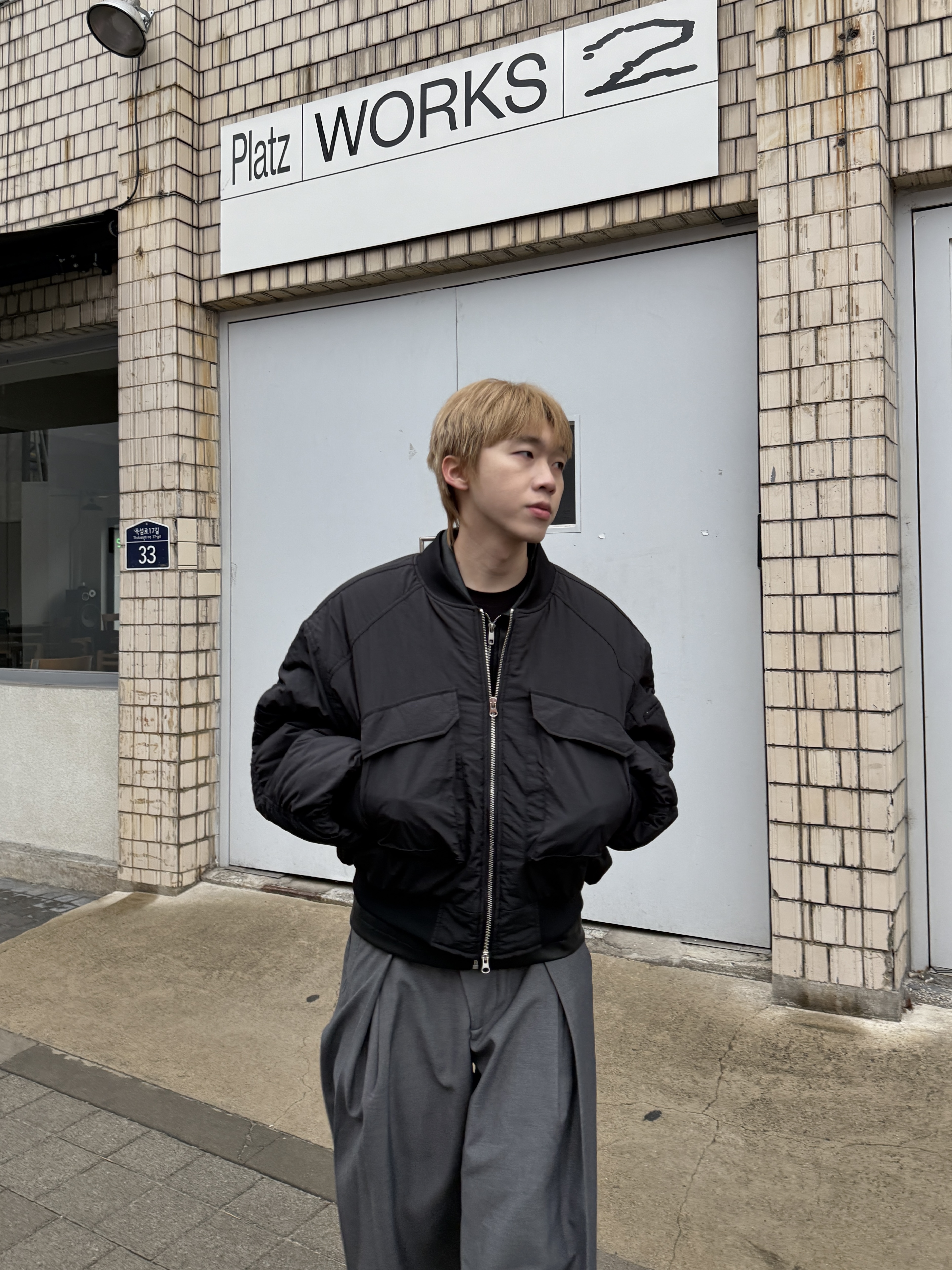 BOXY MA-1 寬鬆短版鋪棉 飛行夾克（現貨）