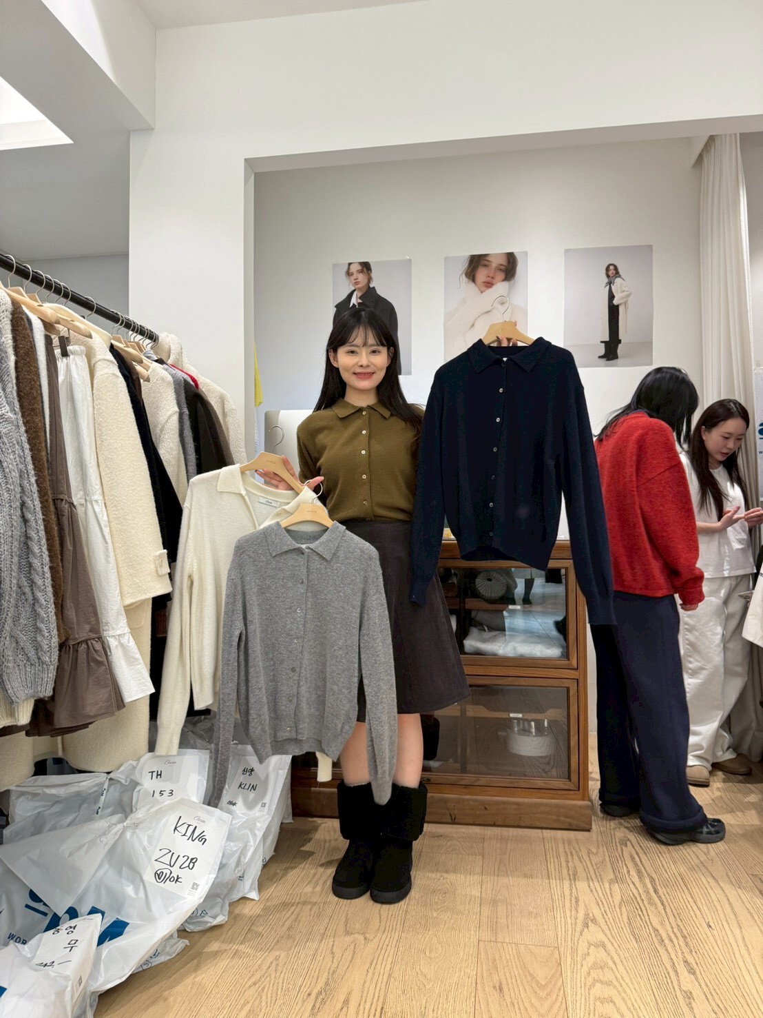 OU5317 小反領針織外套