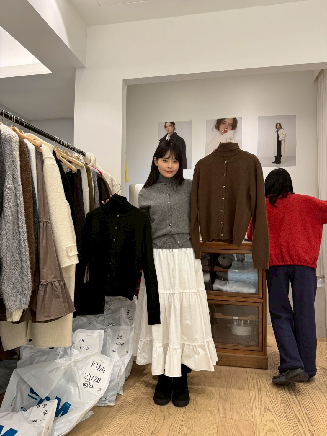 OU5302 小圓領針織外套