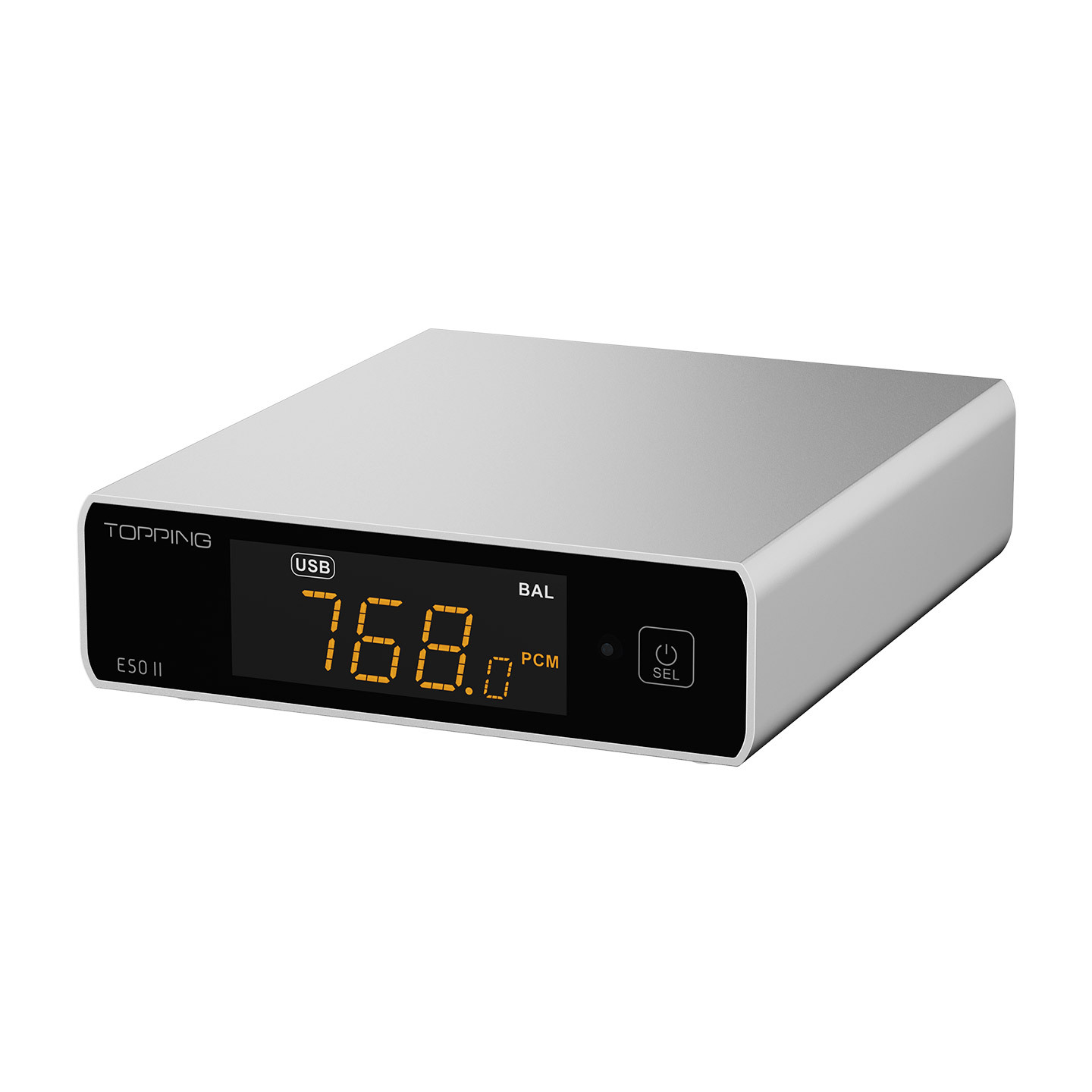 TOPPING - E50 II 小型座枱解碼 | 前級輸出 (可切換) | Type-C,光纖,同軸輸入 | AK4497S | ADAT專業端子 | DSD512, PCM 32bit/768kHz | XMOS XU316 | RCA,TRS平衡輸出 | aptX Adaptive, LDAC 藍牙接收