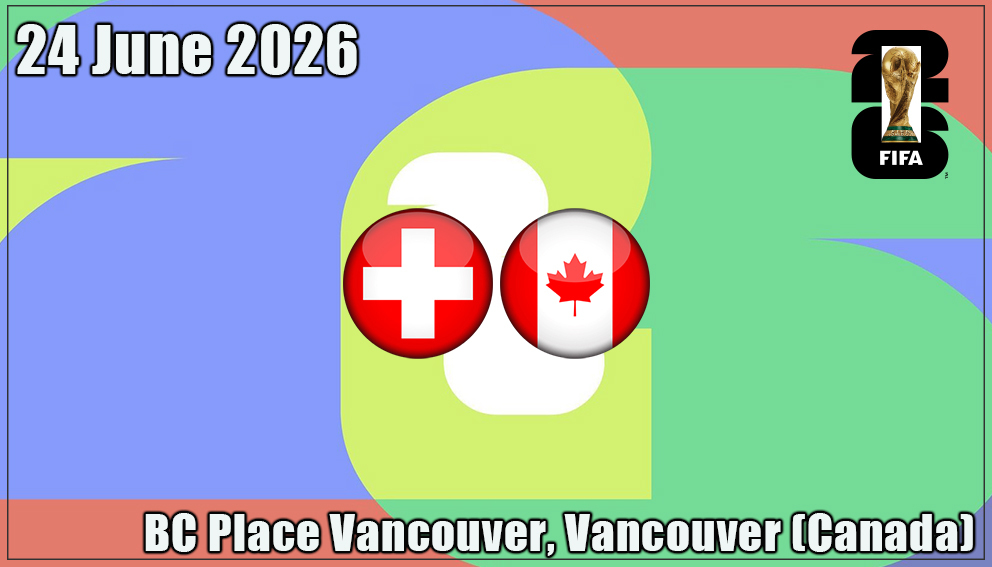 Match 51| Group B | Switzerland vs Canada