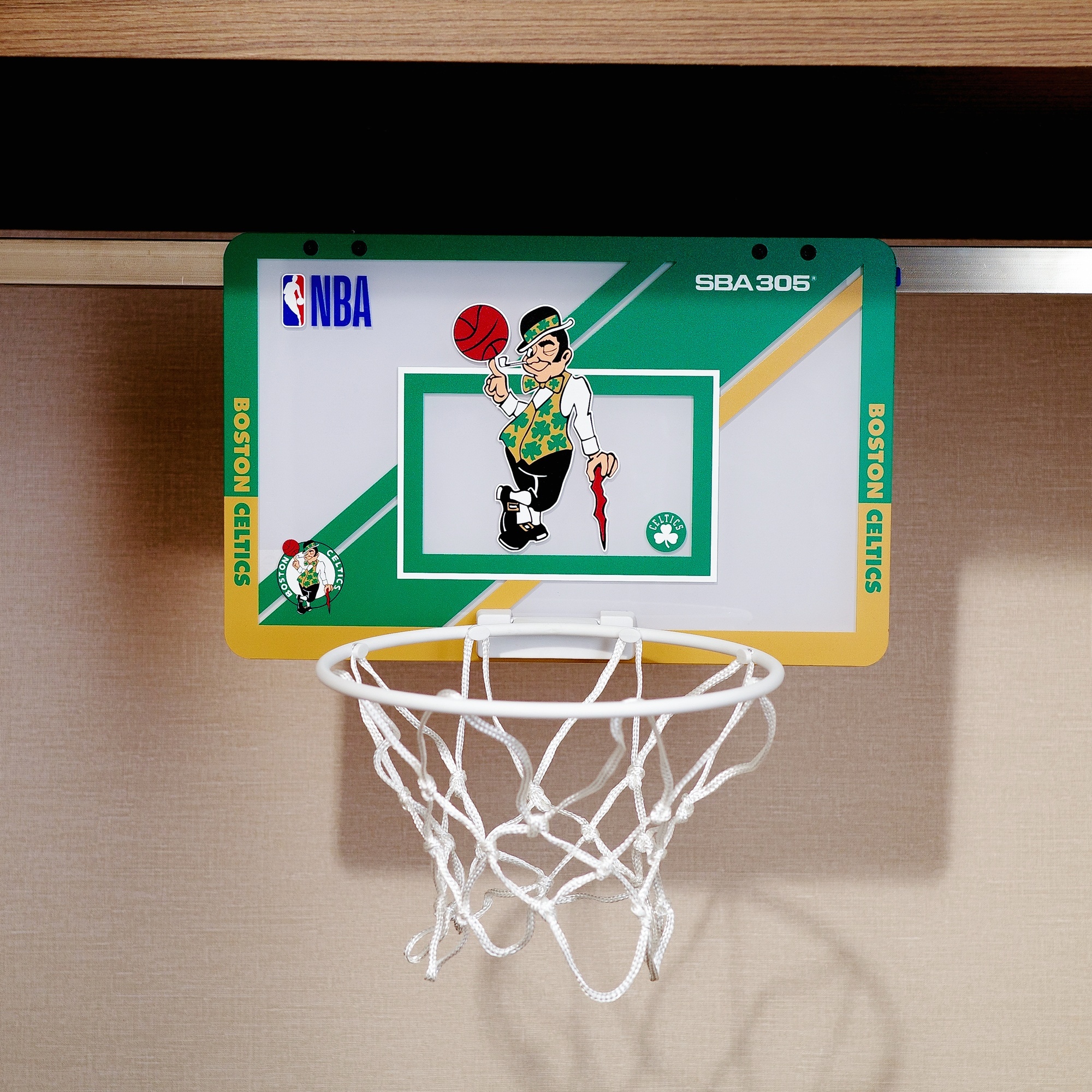 NBA周邊 Boston Celtics 波士頓賽爾提克 迷你款 SBA305 Mini NBA 隊徽 籃框 全新 原包裝出貨