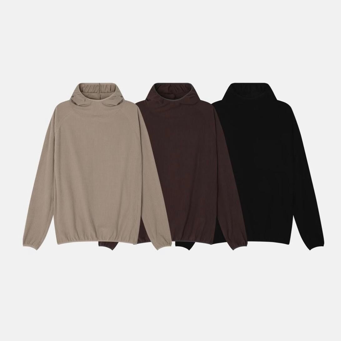 淨色連帽長袖衫 Vass-039T