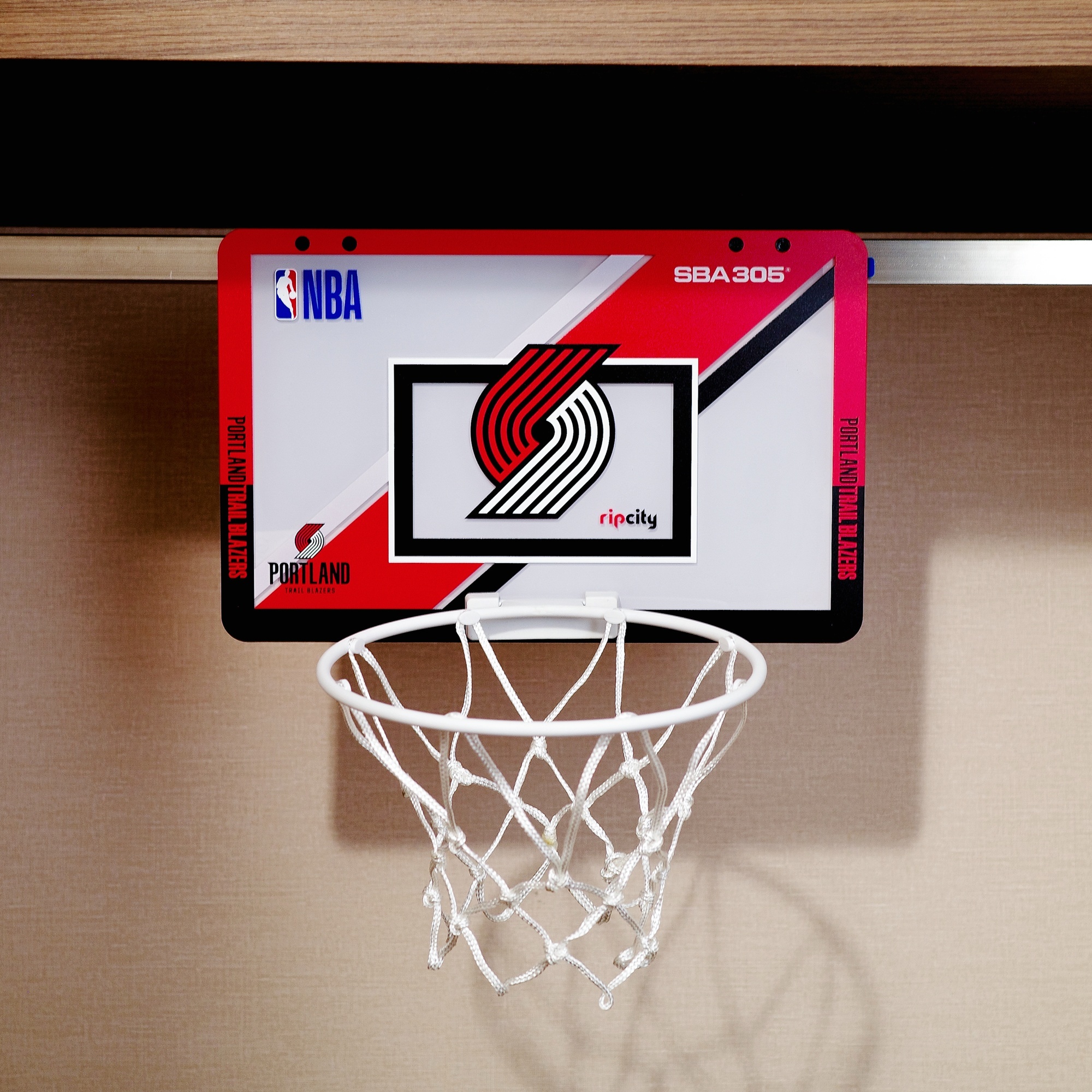 NBA周邊 Portland Trail Blazers 波特蘭拓荒者 迷你款 SBA305 Mini NBA 隊徽 籃框 全新 原包裝出貨