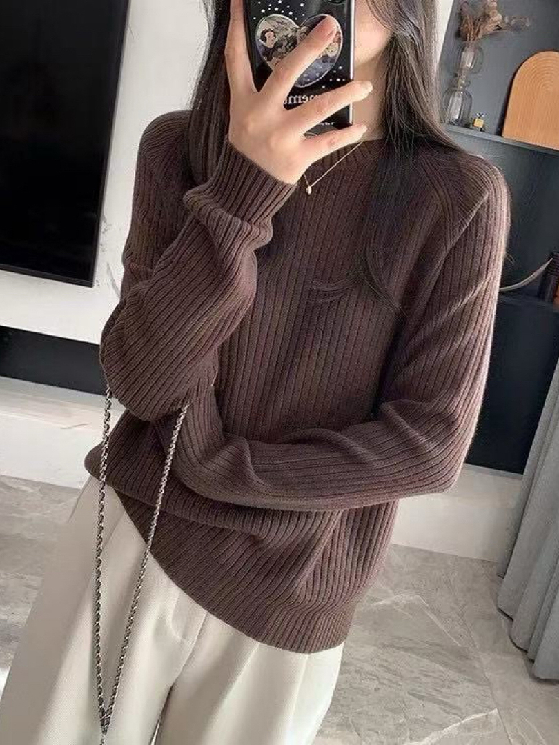 顯瘦不貼身★親膚直紋修身針織上衣 ⚡️闆娘推薦 搶手貨 ⚡️