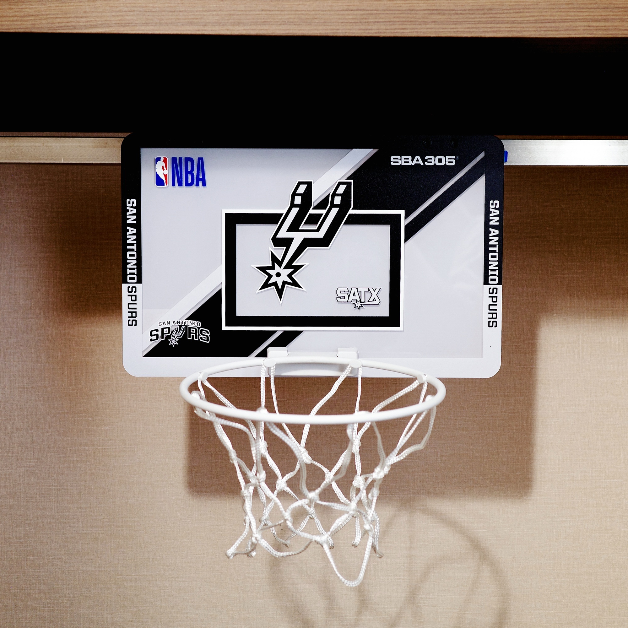 NBA周邊 San Antonio Spurs 聖安東尼奧馬刺 迷你款 SBA305 Mini NBA 隊徽 籃框 全新 原包裝出貨