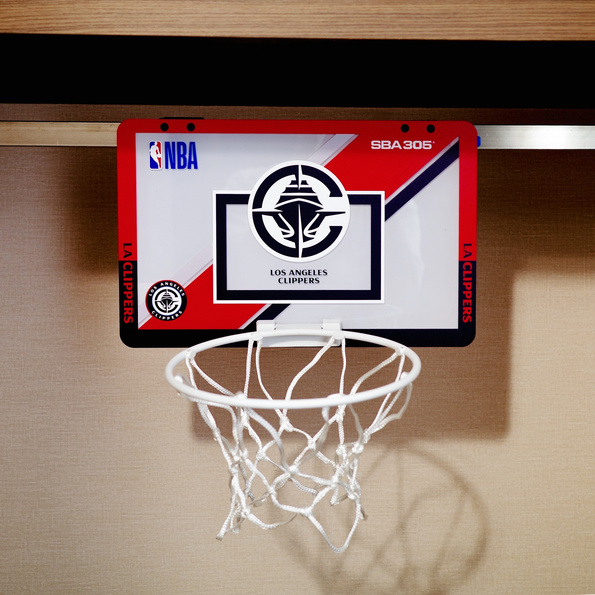 NBA周邊 LA Clippers 洛杉磯快艇 迷你款 SBA305 Mini NBA 隊徽 籃框 全新 原包裝出貨