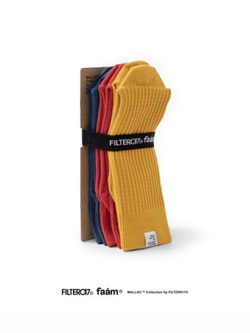 faam® x FILTER017® MALLOC™ Collection ( FLTR_M ) 華夫格襪(三入組)