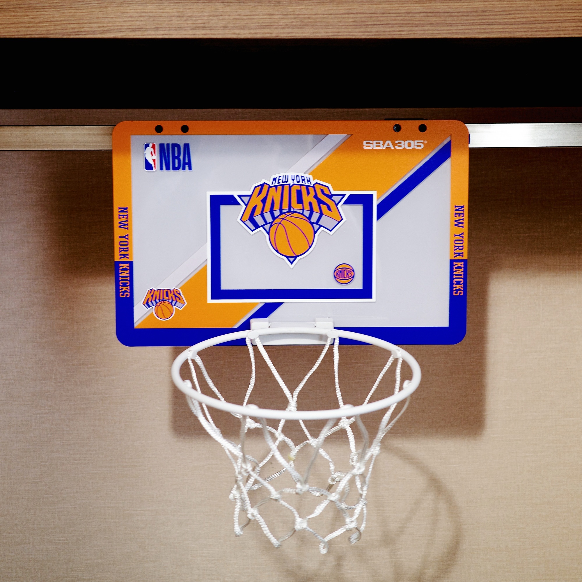 NBA周邊 New York Knicks 紐約尼克 迷你款 SBA305 Mini NBA 隊徽 籃框 全新 原包裝出貨