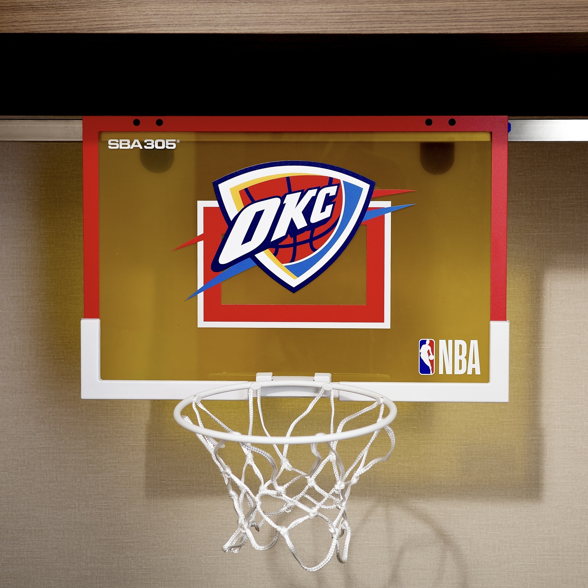 NBA周邊 Oklahoma City Thunder 奧克拉荷馬雷霆 大隊徽款 SBA305 Logo NBA 隊徽 籃框 全新 原包裝出貨