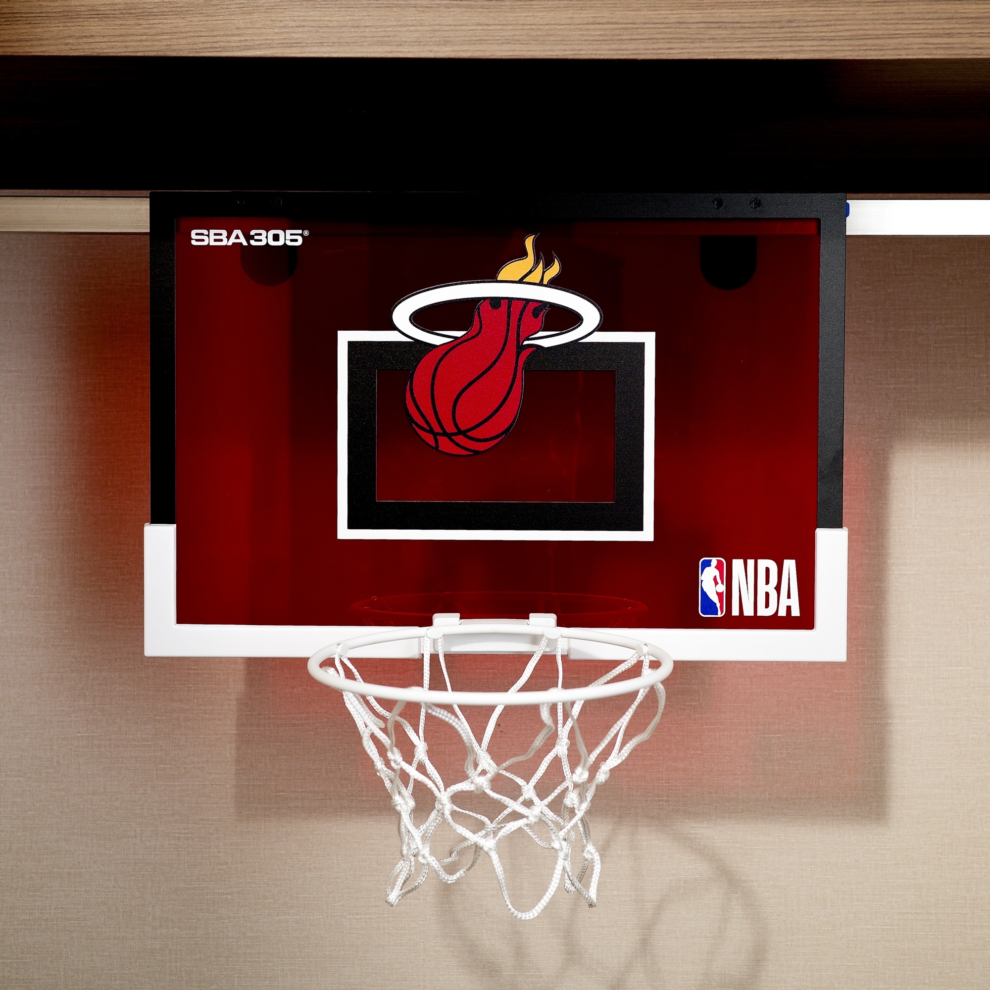 NBA周邊 Miami Heat 邁阿密熱火 大隊徽款 SBA305 Logo NBA 隊徽 籃框 全新 原包裝出貨