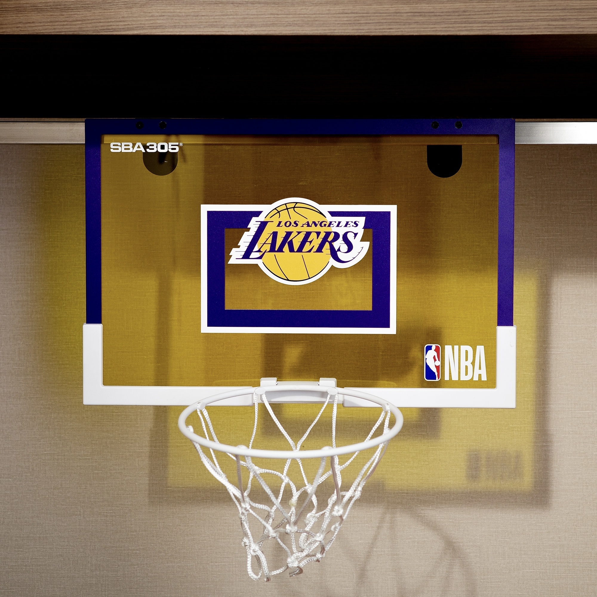 NBA周邊 Los Angeles Lakers 洛杉磯湖人 大隊徽款 SBA305 Logo NBA 隊徽 籃框 全新 原包裝出貨