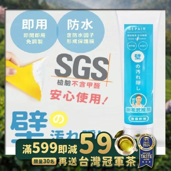 《台灣製造》防水防霉牆面修補膏 (台灣直寄港澳)