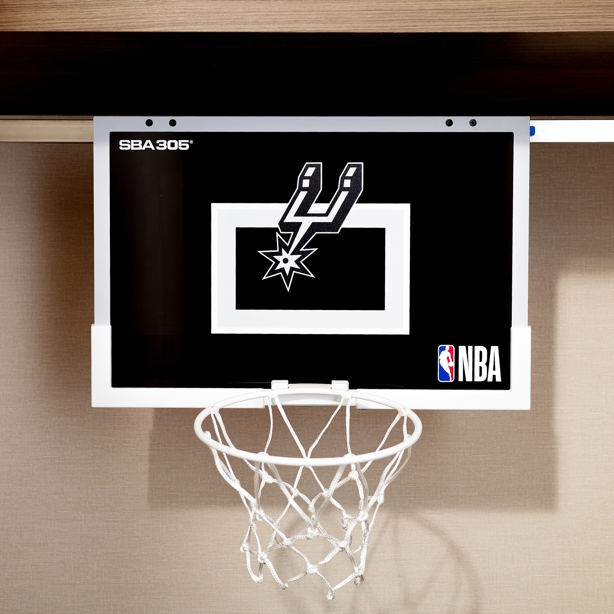 NBA周邊 San Antonio Spurs 聖安東尼奧馬刺 大隊徽款 SBA305 Logo NBA 隊徽 籃框 全新 原包裝出貨