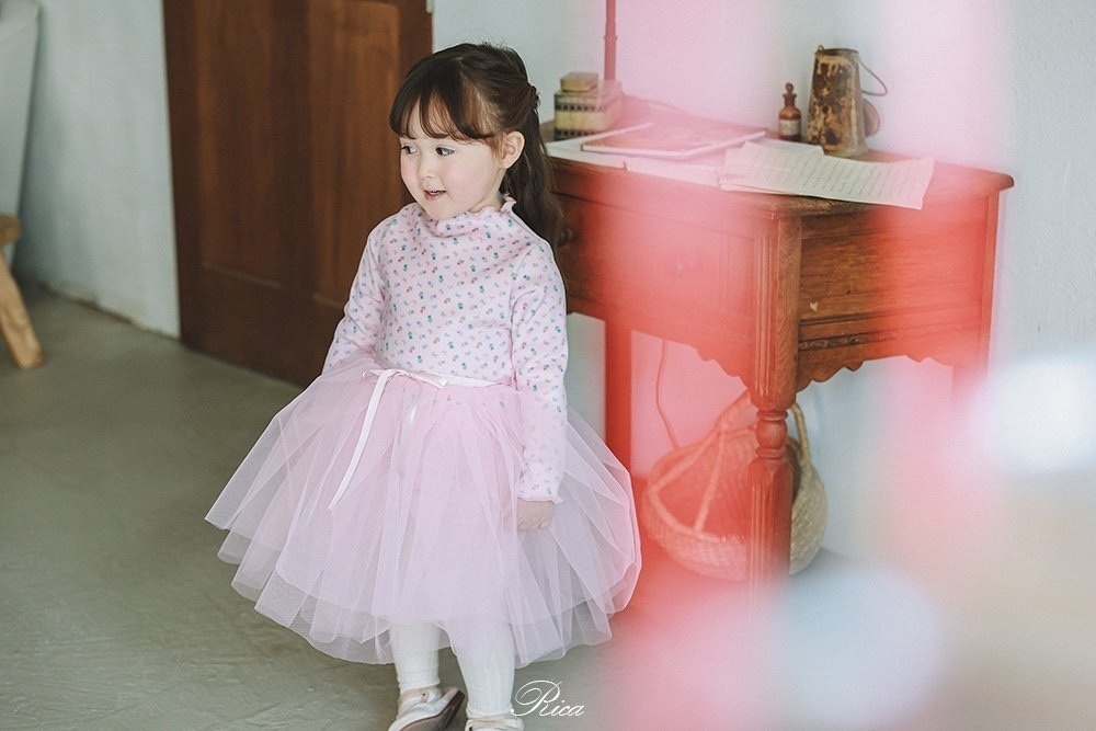 Rica Heart Flower Tulle One-piece