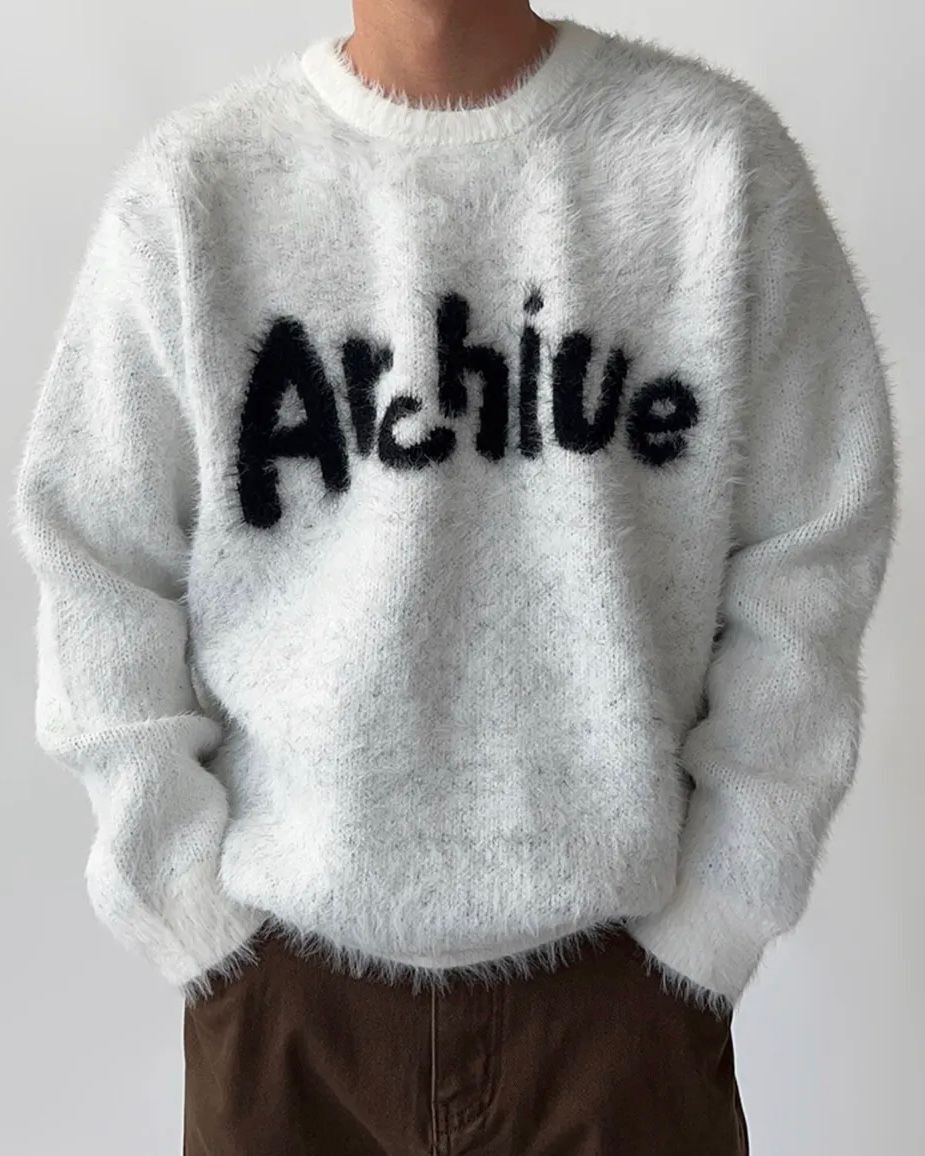 英文字針織衫 Tac-0354T