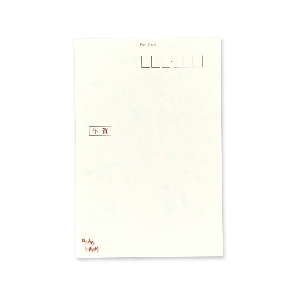 達摩 新年賀卡 燙金明信片｜日本ROKKAKU