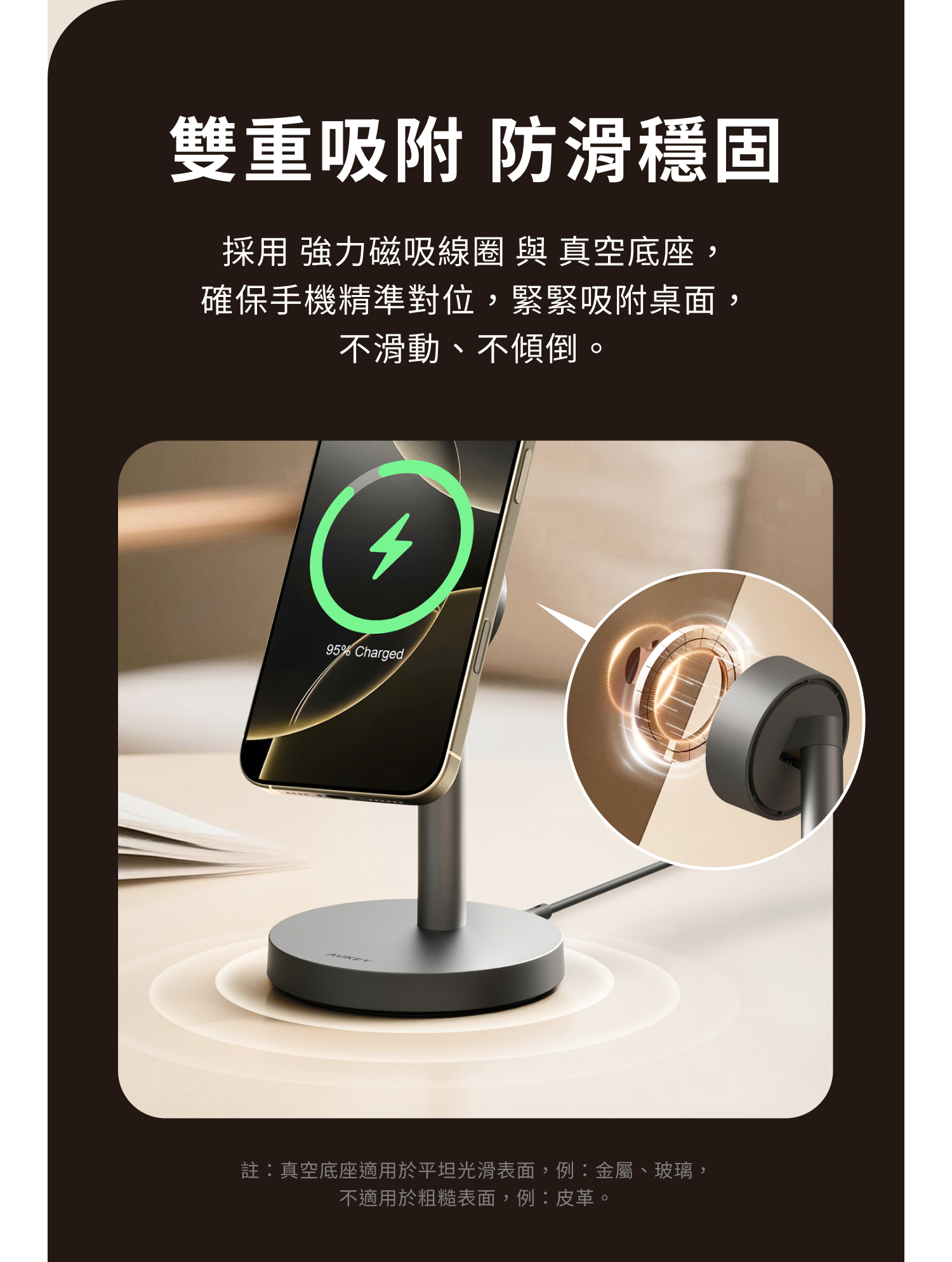 雙重吸附 防滑穩固