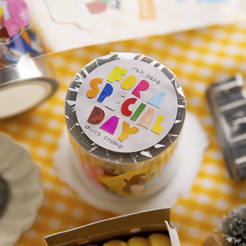 For a Special Day 軋型PET膠帶｜OURS 森林好朋友