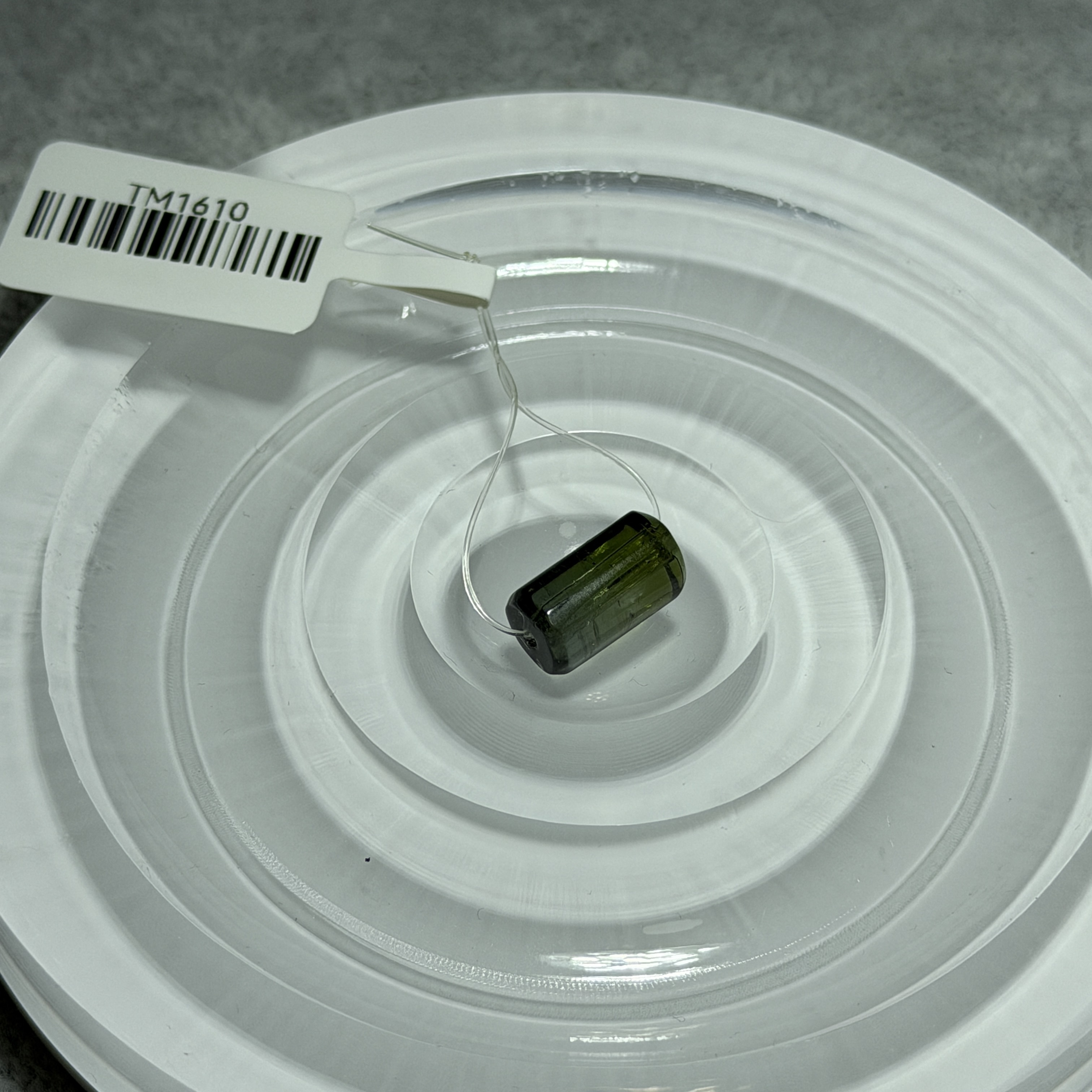 收藏品藍綠碧璽單珠12.2*7.4 TM1610