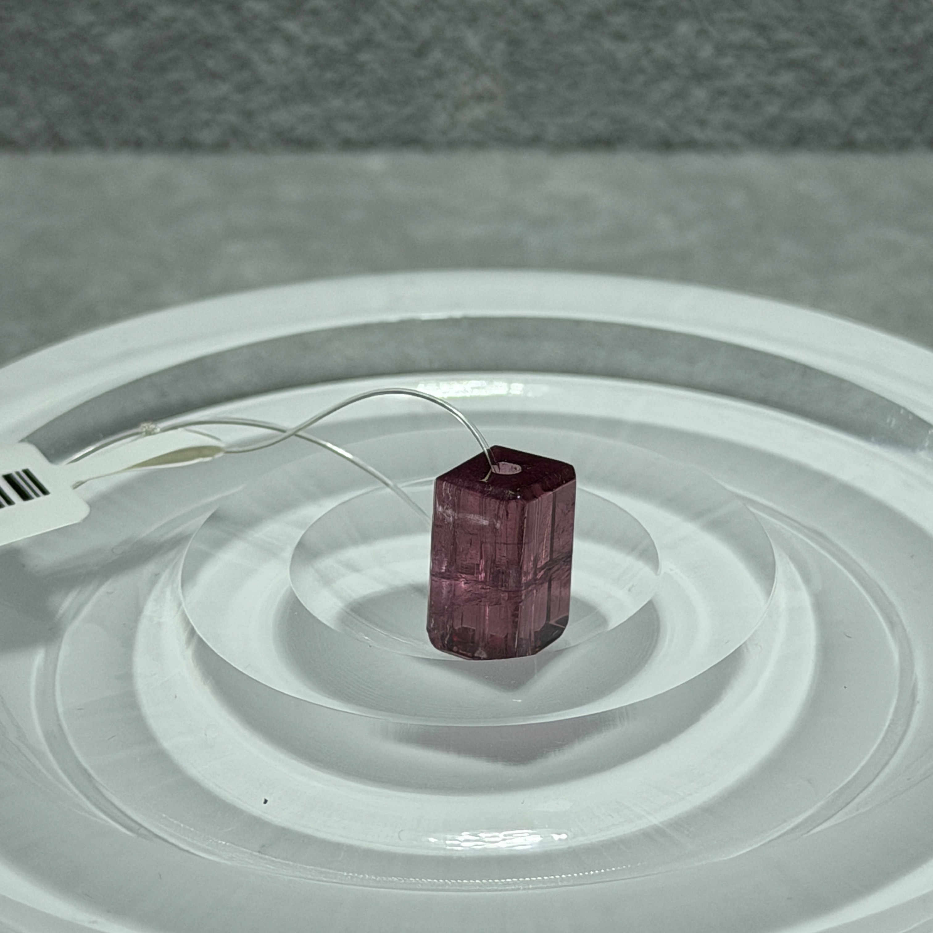 收藏品紅碧璽單珠13.5*8 TM1611