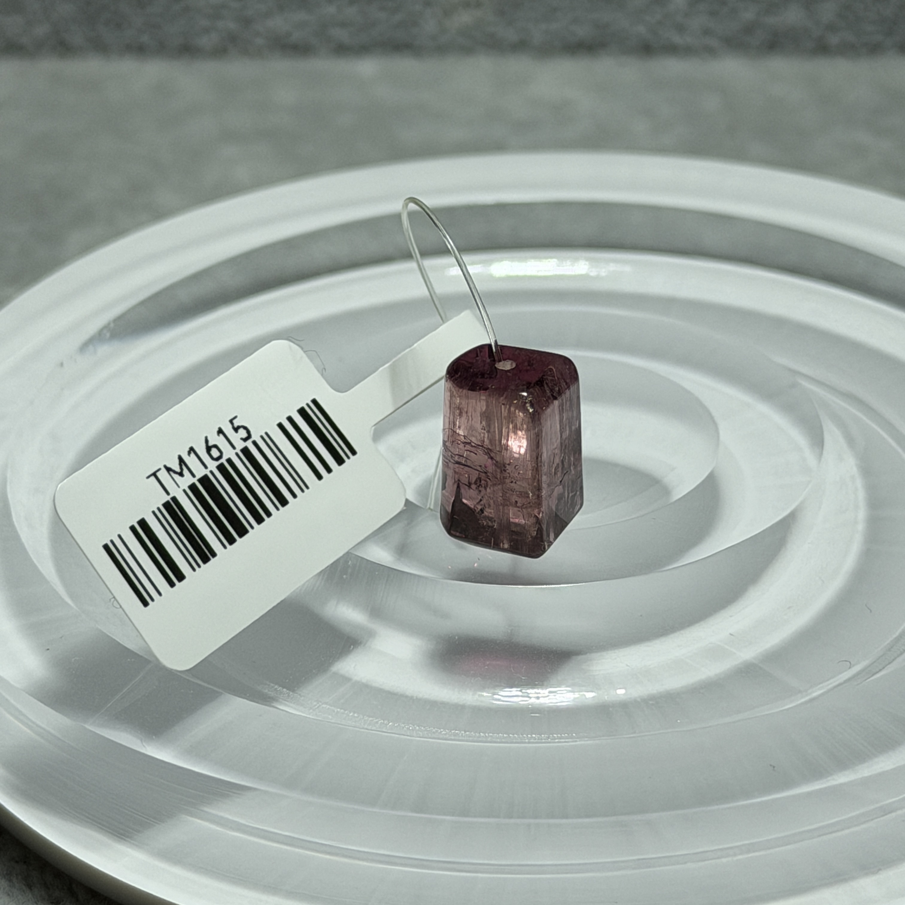 收藏品紅碧璽單珠13.4*8.7 TM1615